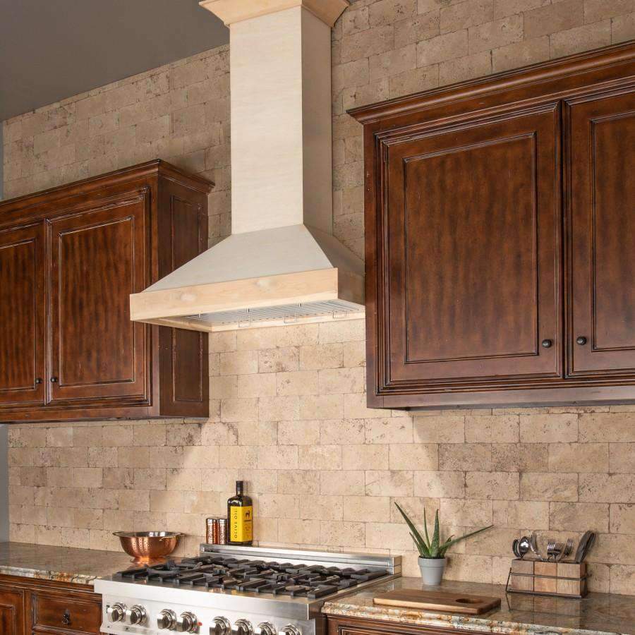 ZLINE 42-Inch Unfinished Wooden Wall Mount Range Hood (KBUF-42) - Image 3