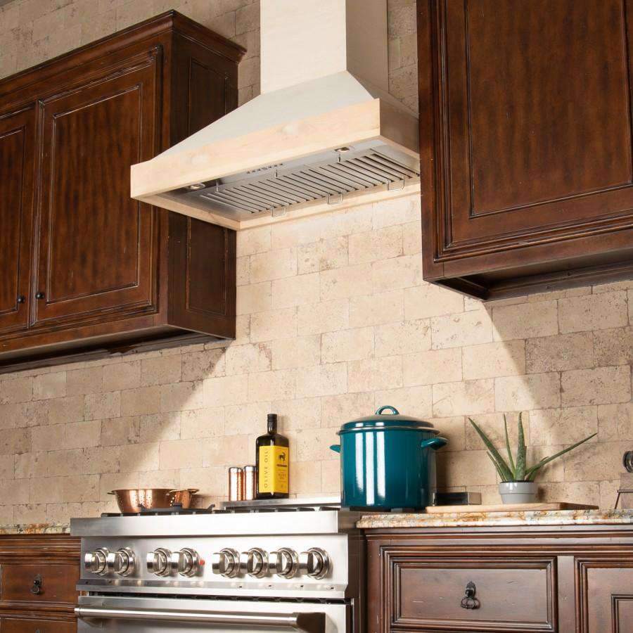 ZLINE 42-Inch Unfinished Wooden Wall Mount Range Hood (KBUF-42) - Image 4