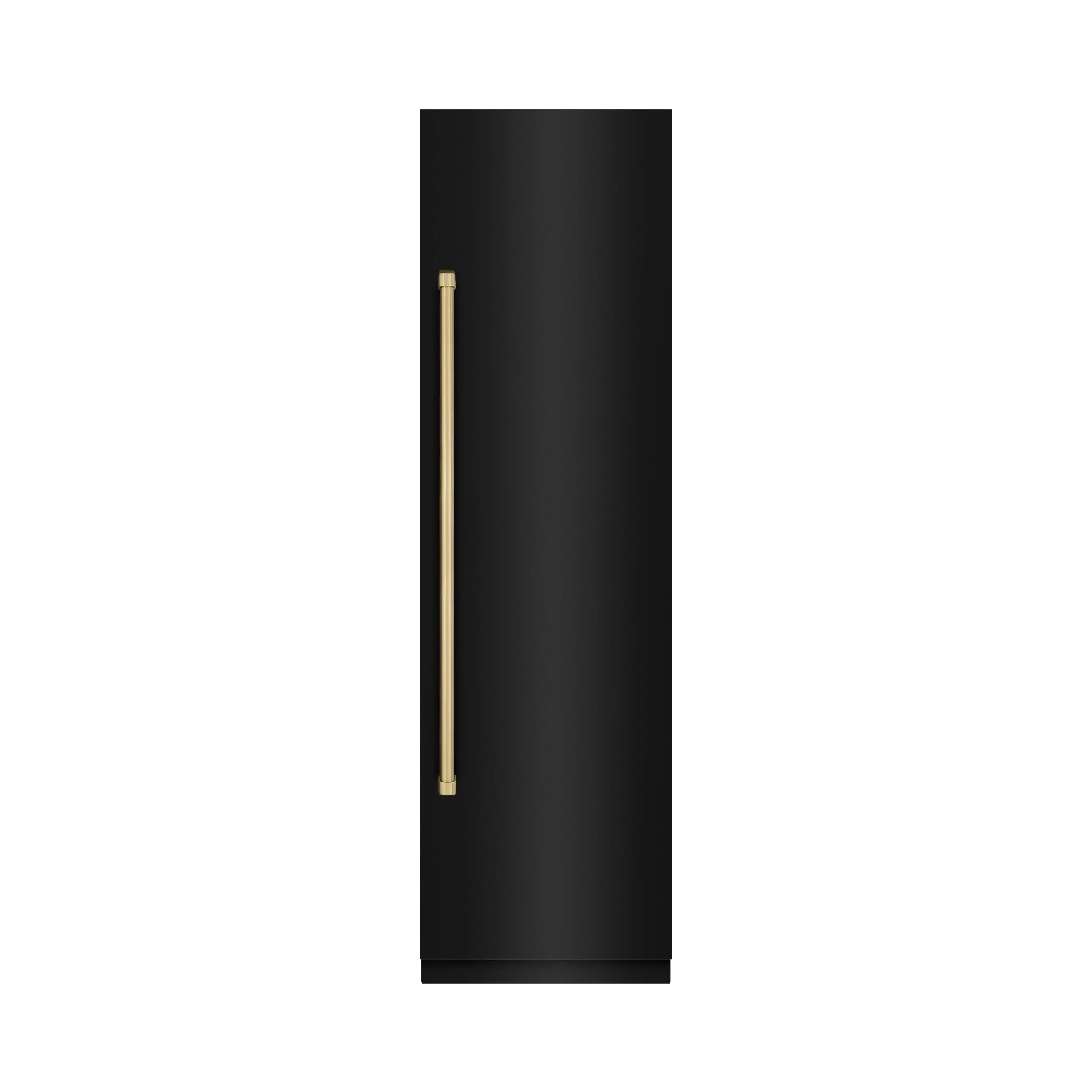 ZLINE 42-Inch Column 12.5 Cu. Ft. Refrigerator and 8.6 Cu. Ft. Freezer in Black Stainless Steel with Champagne Bronze Accent - Image 2