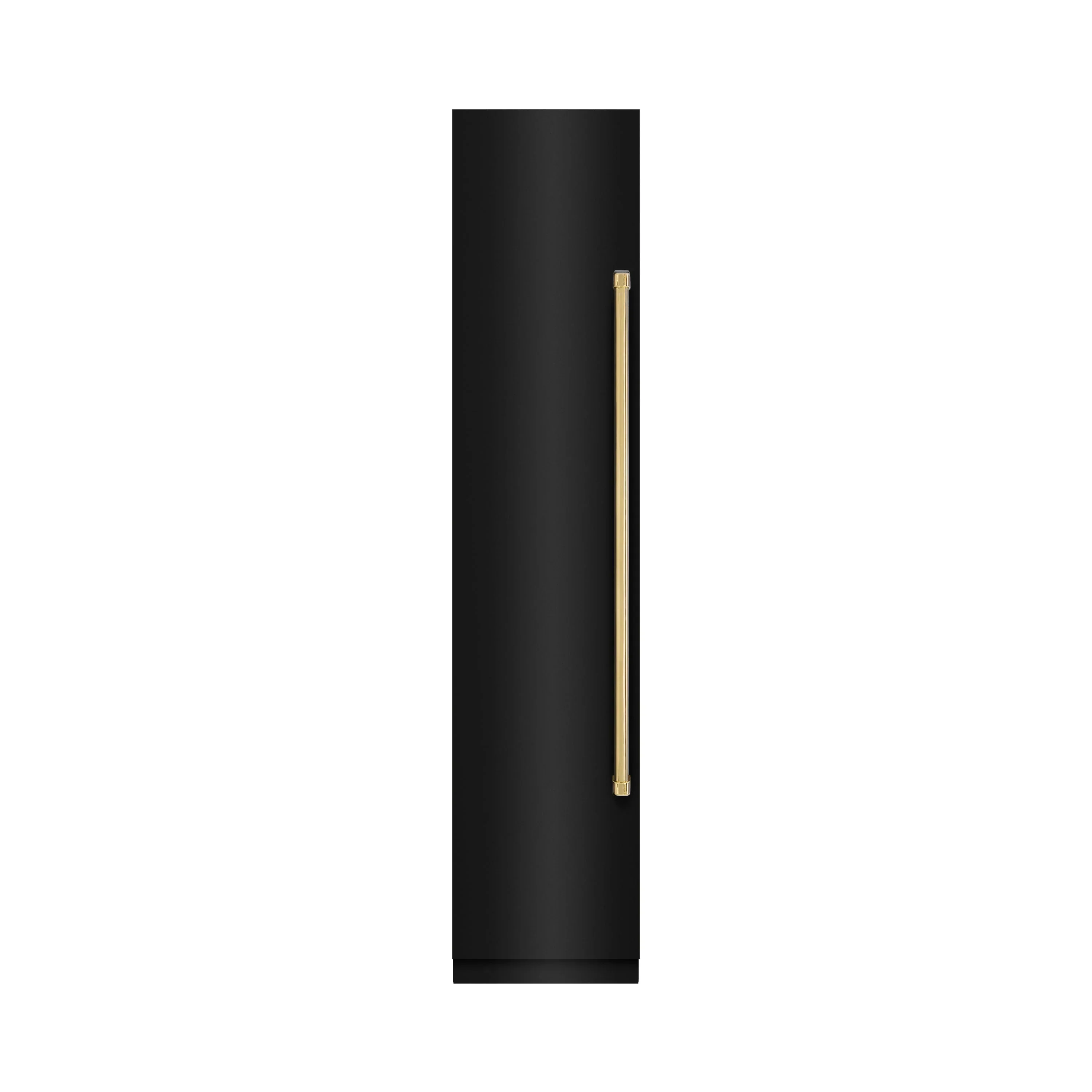 ZLINE 42-Inch Column 12.5 Cu. Ft. Refrigerator and 8.6 Cu. Ft. Freezer in Black Stainless Steel with Gold Accent - Image 14