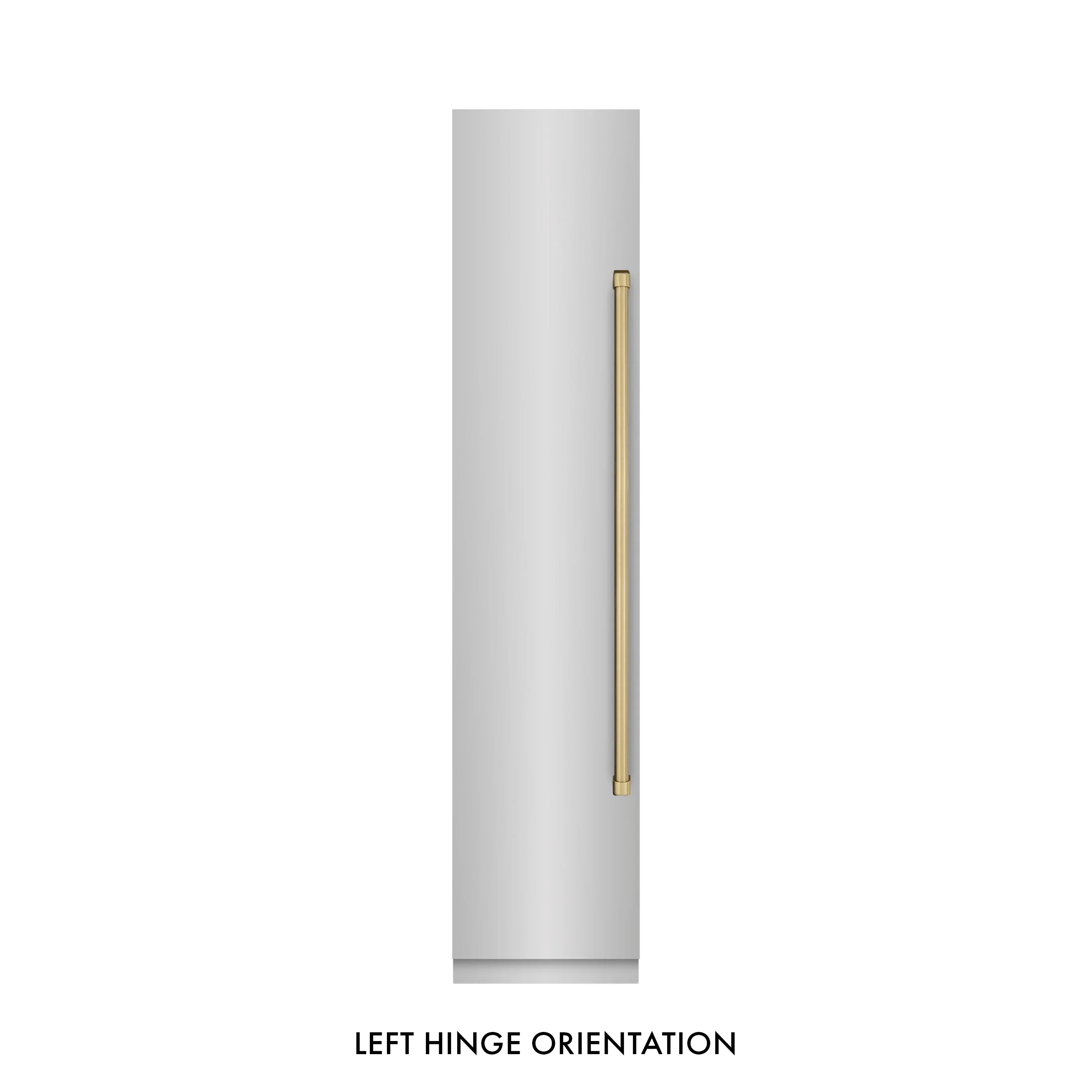 ZLINE 42-Inch Column 12.5 Cu. Ft. Refrigerator and 8.6 Cu. Ft. Freezer in Stainless Steel with Champagne Bronze Accents - Image 12