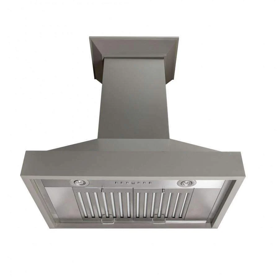 ZLINE 42-Inch Wooden Wall Mount Range Hood in Gray (KBUU-42) - Image 3
