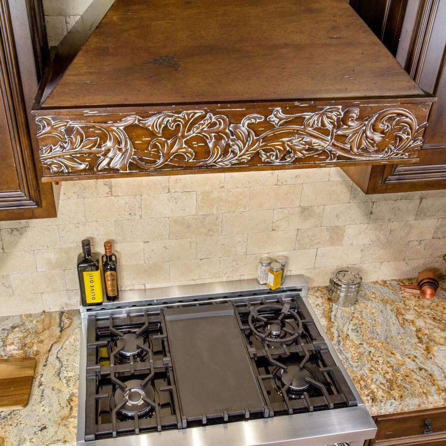 ZLINE 42-Inch Wooden Wall Range Hood with Crown Molding and 700 CFM Motor (373RR-42) - Image 3