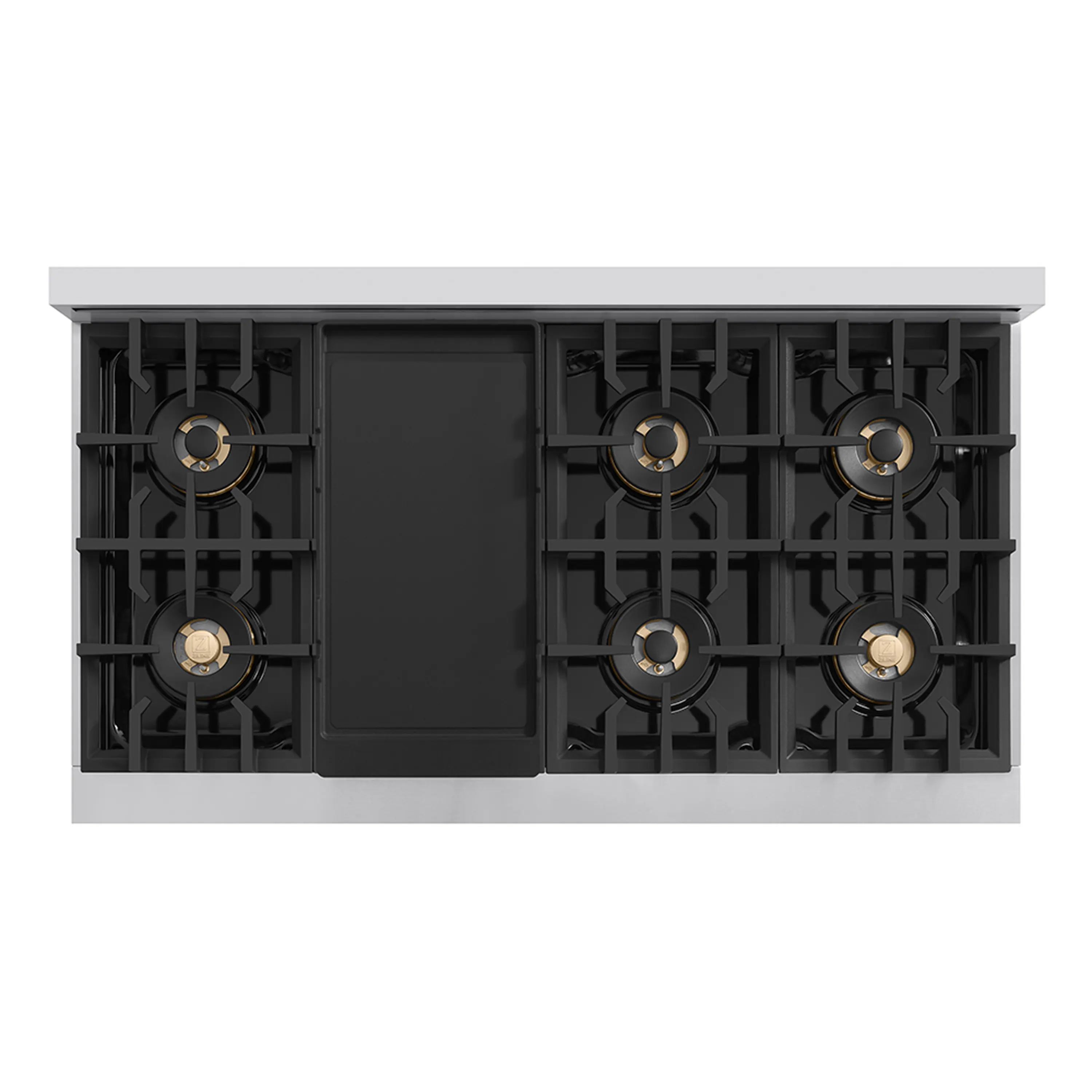 ZLINE 48-Inch Classic Gas Rangetop with 8 Burner DuoPro™ Cooktop in Stainless Steel (PCRT48) - Image 3