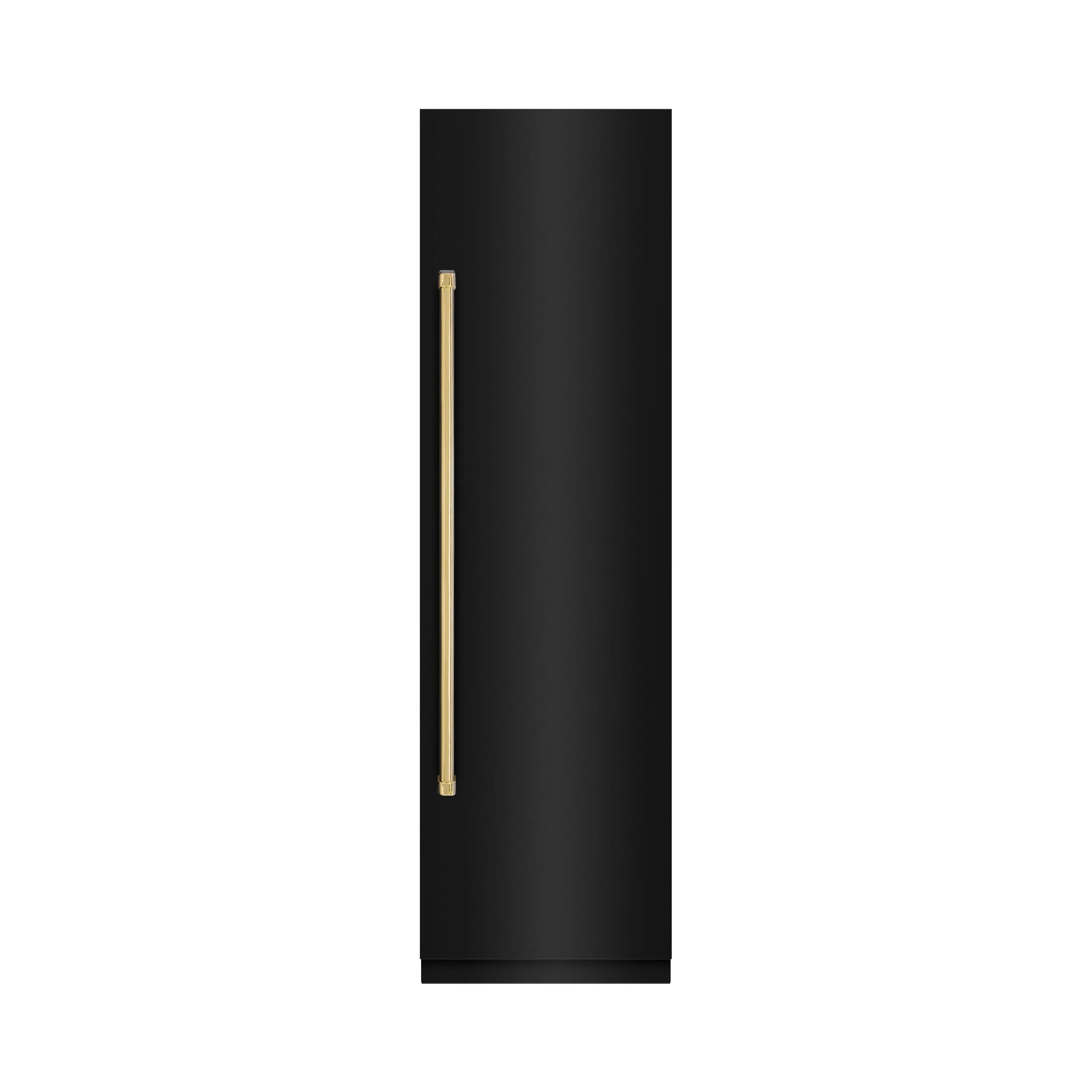ZLINE 48-Inch Column 12.5 Cu. Ft. Refrigerator and 12.4 Cu. Ft. Freezer in Black Stainless Steel with Gold Accents - Image 2