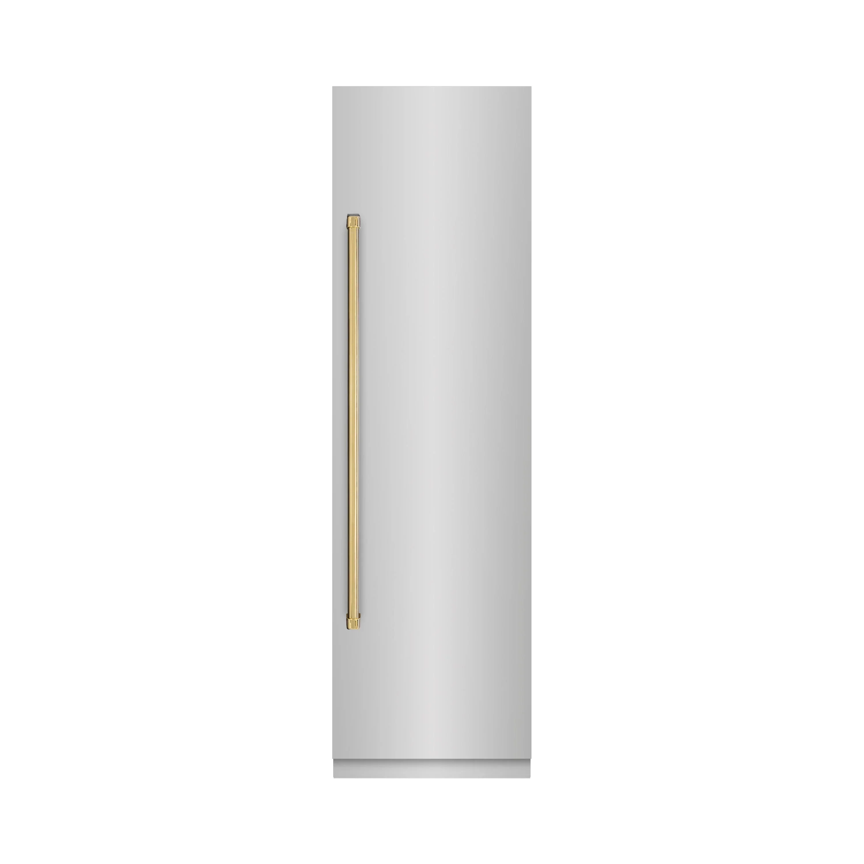 ZLINE 48-Inch Column 12.5 Cu. Ft. Refrigerator and 12.4 Cu. Ft. Freezer in Stainless Steel with Gold Accents - Image 2