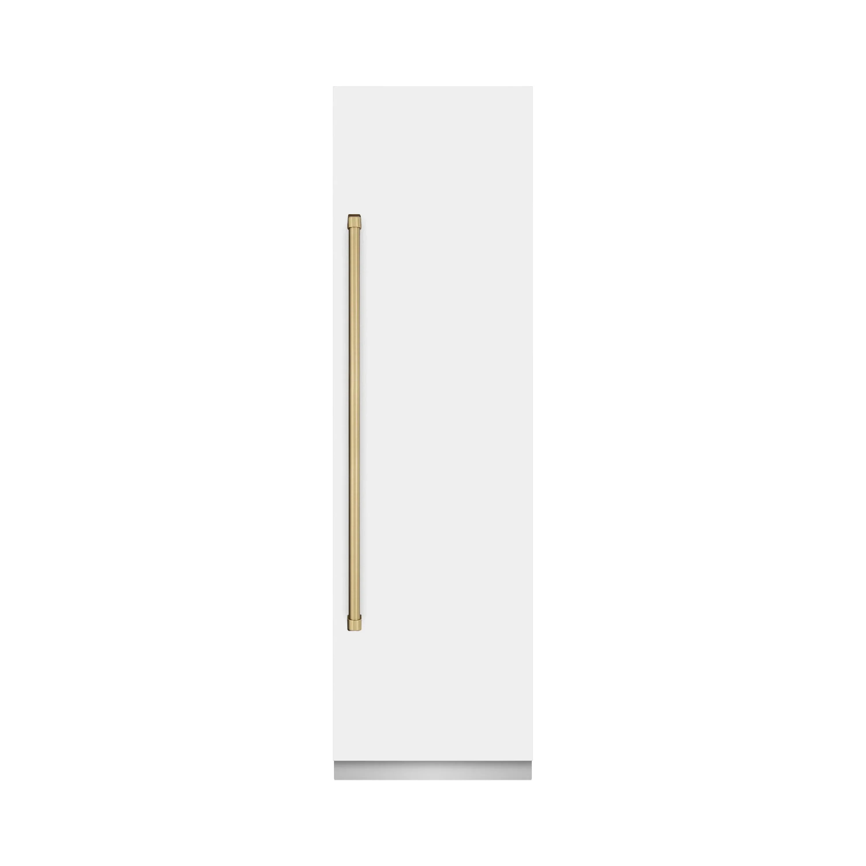 ZLINE 48-Inch Column 12.5 Cu. Ft. Refrigerator and 12.4 Cu. Ft. Freezer in White Matte with Champagne Bronze Accents - Image 2