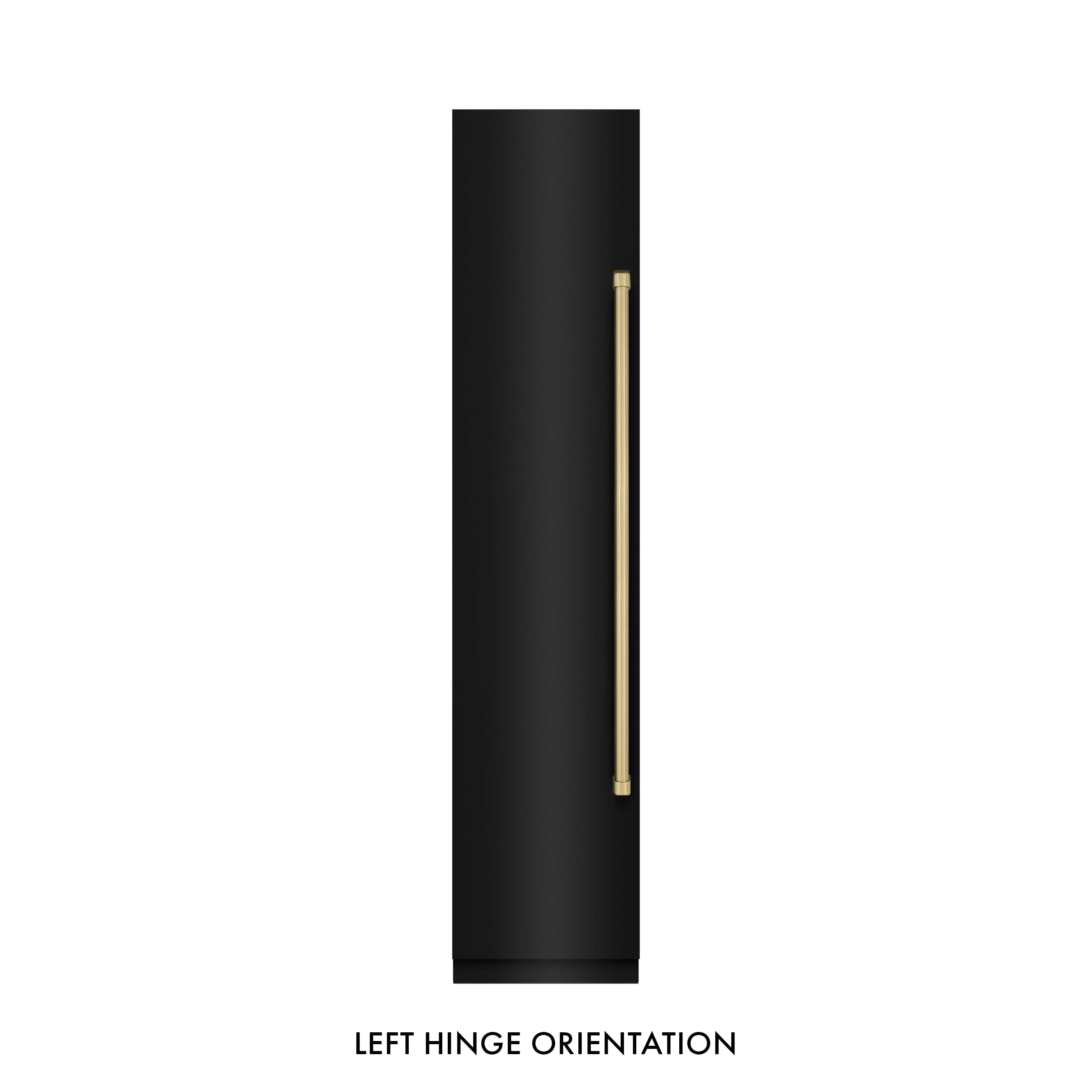 ZLINE 48-Inch Column 16.7 Cu. Ft. Refrigerator and 8.6 Cu. Ft. Freezer in Black Stainless Steel with Champagne Bronze Accent - Image 12