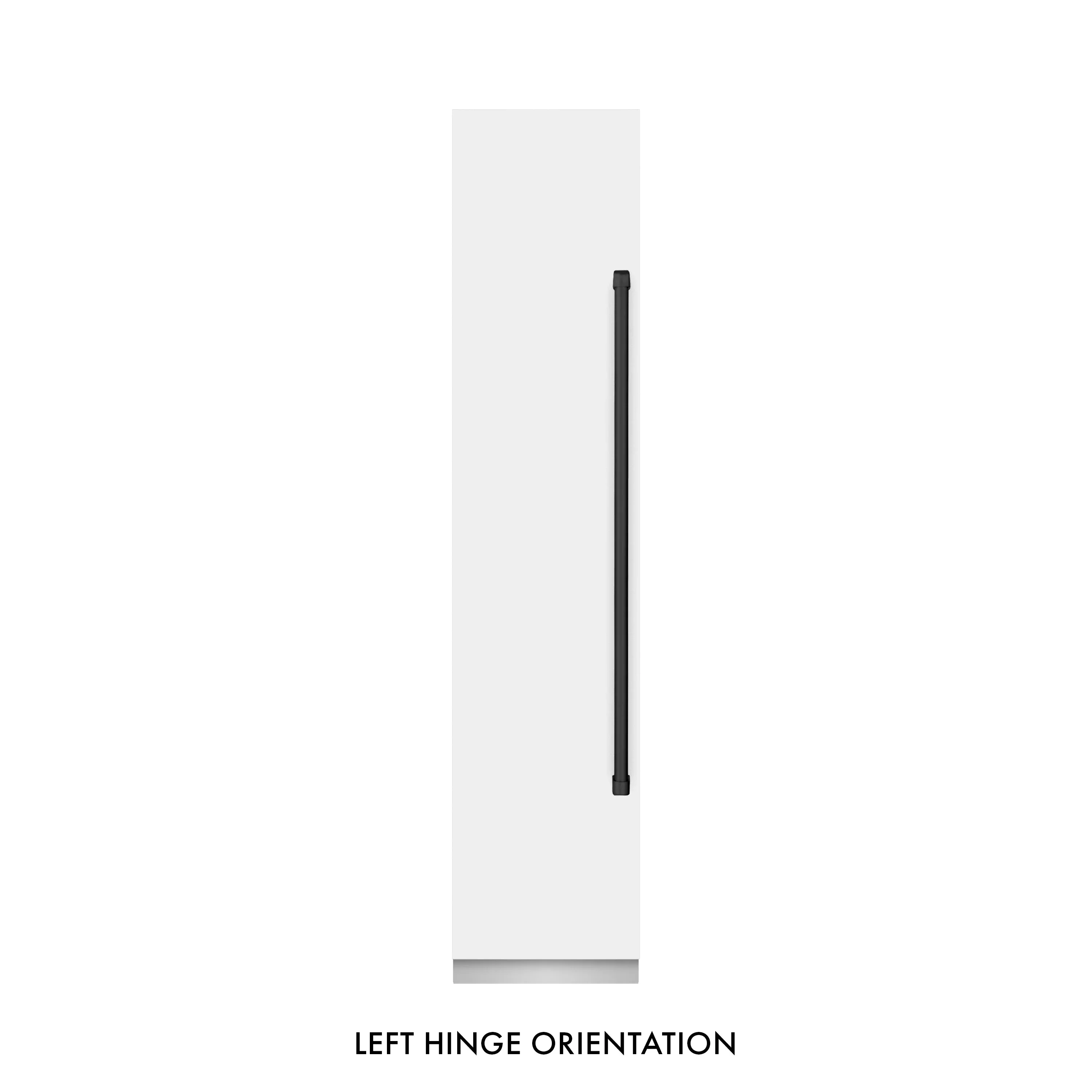 ZLINE 48-Inch Column 16.7 Cu. Ft. Refrigerator and 8.6 Cu. Ft. Freezer in White Matte with Matte Black Accent - Image 15