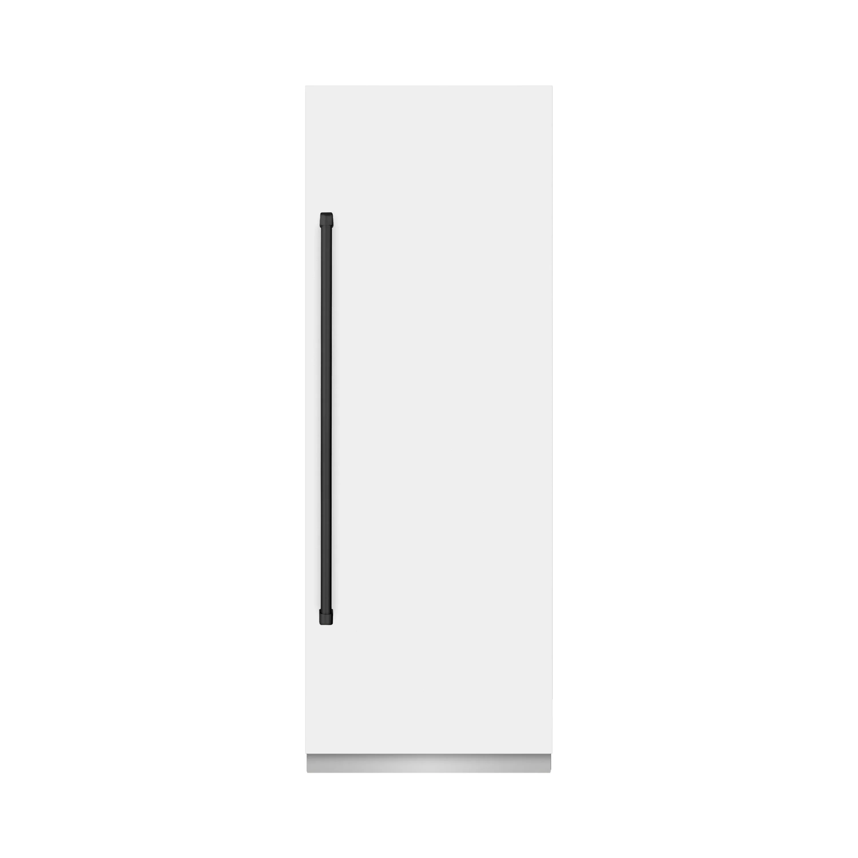 ZLINE 48-Inch Column 16.7 Cu. Ft. Refrigerator and 8.6 Cu. Ft. Freezer in White Matte with Matte Black Accent - Image 2