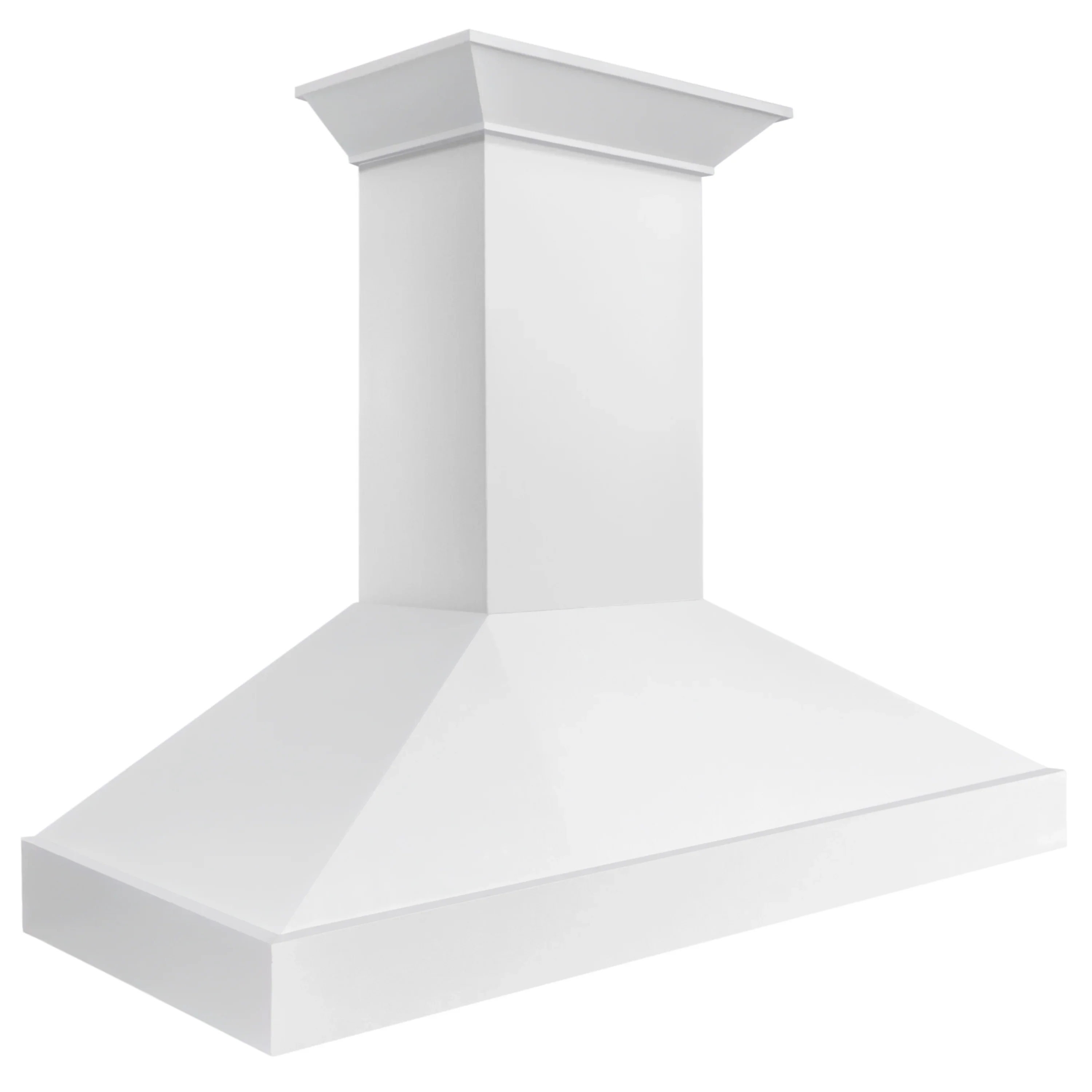 ZLINE 48-Inch Wooden Wall Mount Range Hood with 400 CFM Motor in Smooth Bright White Finish (KBWW-48) - Image 4