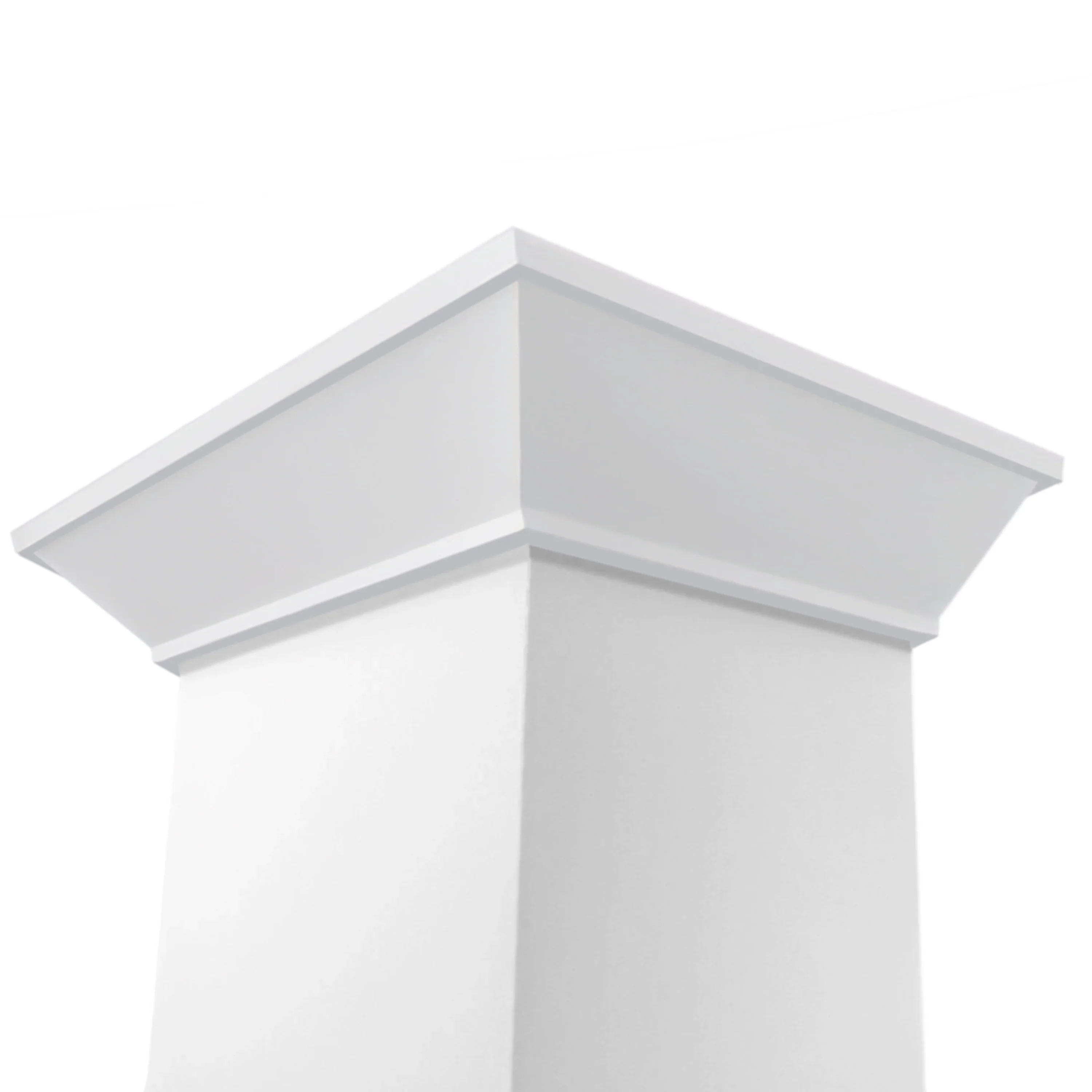 ZLINE 48-Inch Wooden Wall Mount Range Hood with 400 CFM Motor in Smooth Bright White Finish (KBWW-48) - Image 5