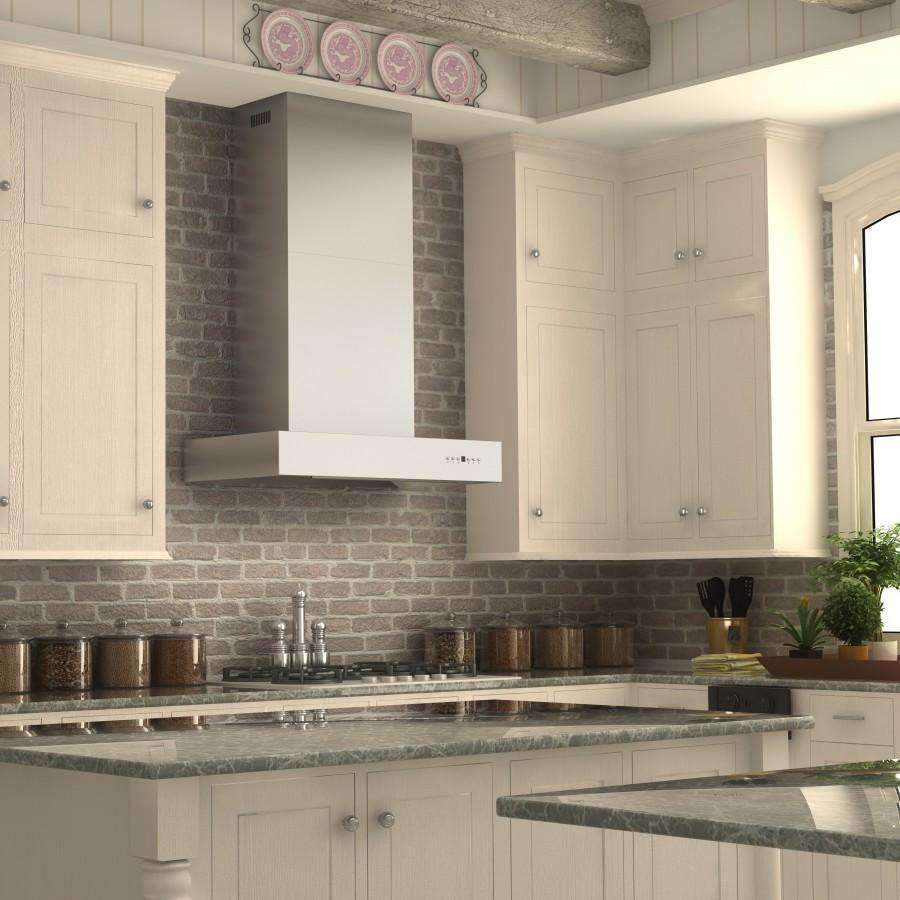 ZLINE 48-Inch Remote Dual Blower Stainless Wall Range Hood with 700 CFM Motor (KECOM-RD-48) - Image 8