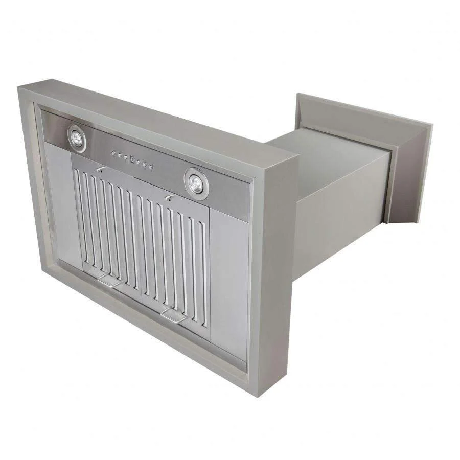 ZLINE 48-Inch Wooden Wall Mount Range Hood in Gray (KBUU-48) - Image 4