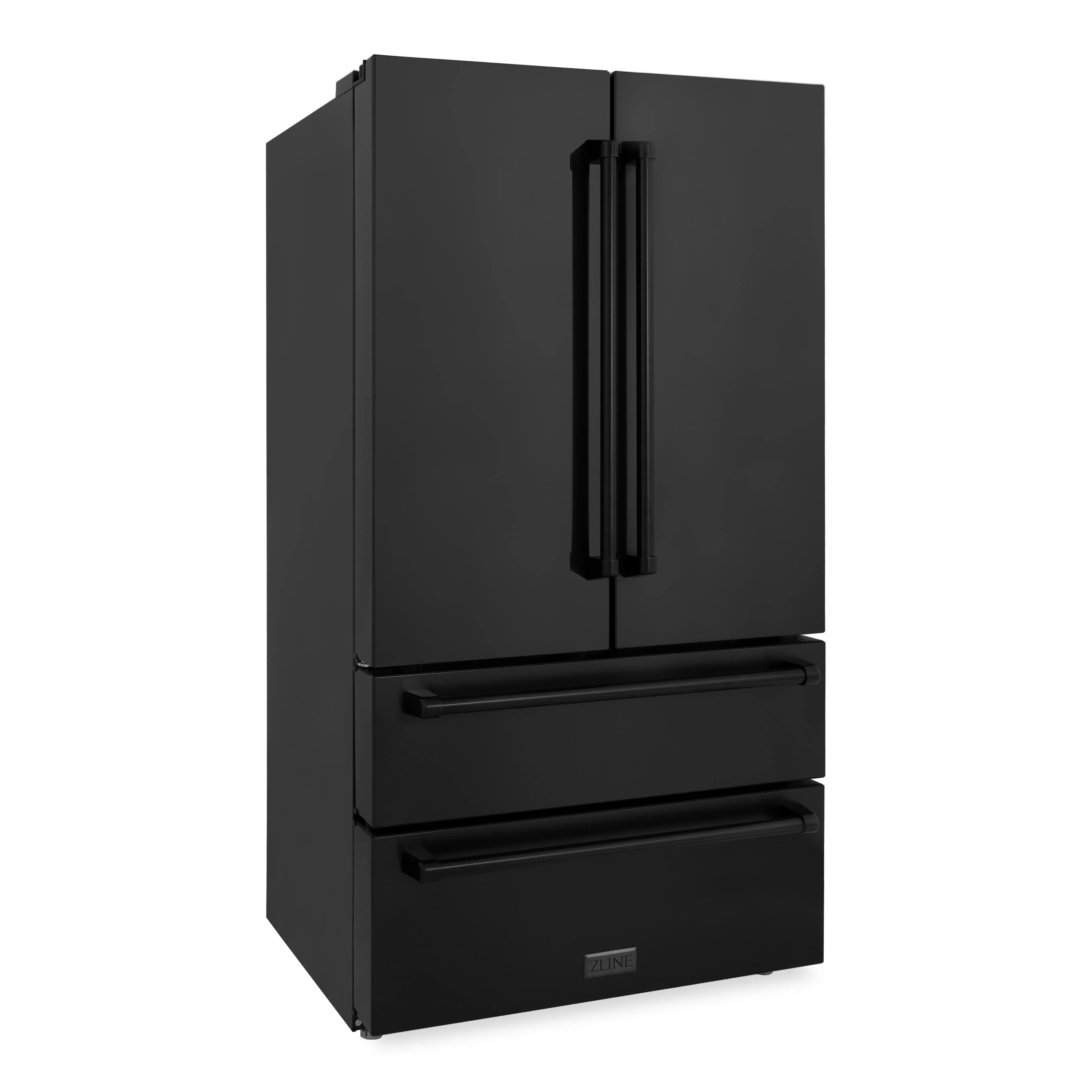 ZLINE 5-Piece Appliance Package - 30-Inch Legacy Dual Fuel Range, Wall Mount Range Hood, 36-Inch French Door Refrigerator, Dishwasher, and 30-Inch Microwave Drawer in Black Stainless Steel - Image 32