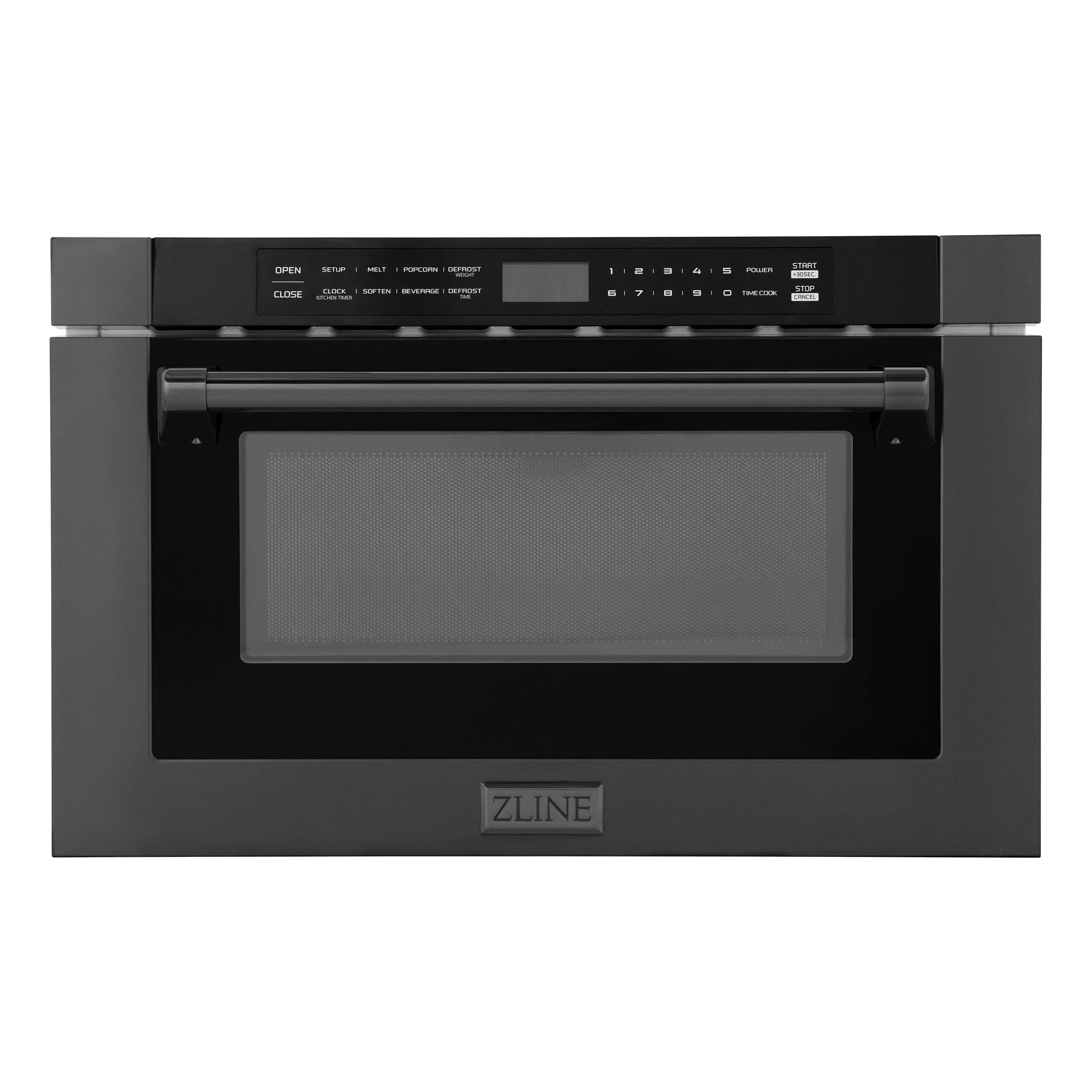 ZLINE 5-Piece Appliance Package - 30-Inch Legacy Dual Fuel Range, Wall Mount Range Hood, 36-Inch French Door Refrigerator, Dishwasher, and 30-Inch Microwave Drawer in Black Stainless Steel - Image 62