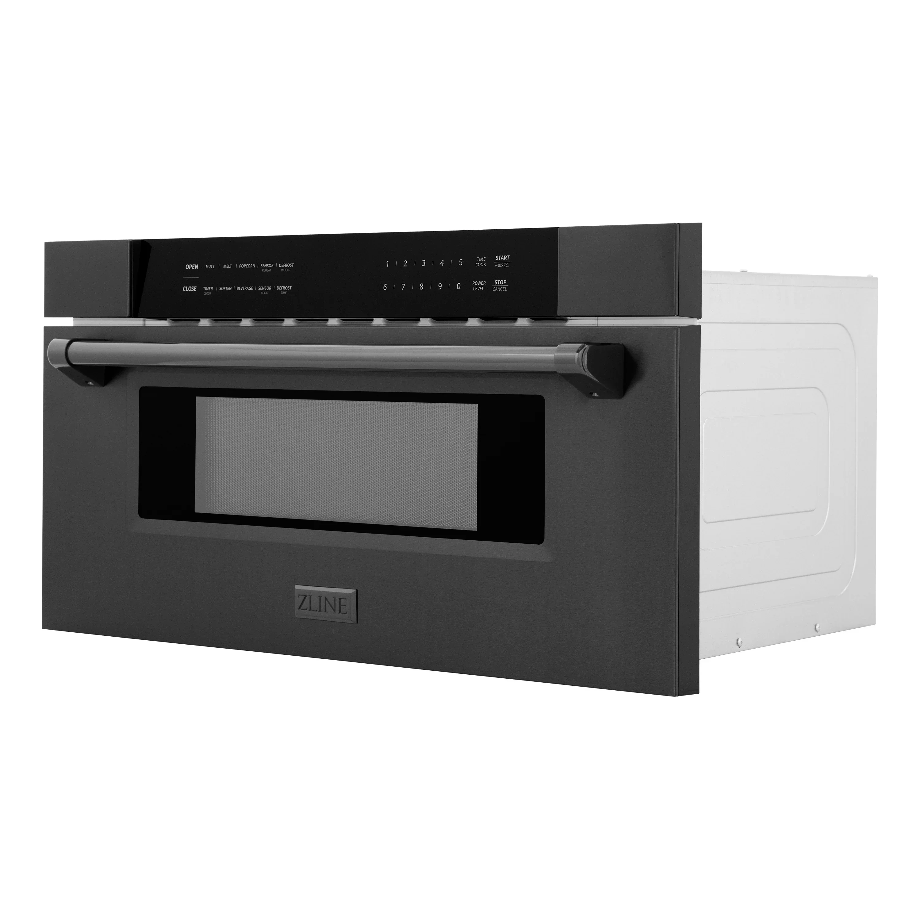 ZLINE 5-Piece Appliance Package - 30-Inch Legacy Dual Fuel Range, Wall Mount Range Hood, 36-Inch French Door Refrigerator with Water Dispenser, Dishwasher, and 30-Inch Microwave Drawer in Black Stainless Steel - Image 65