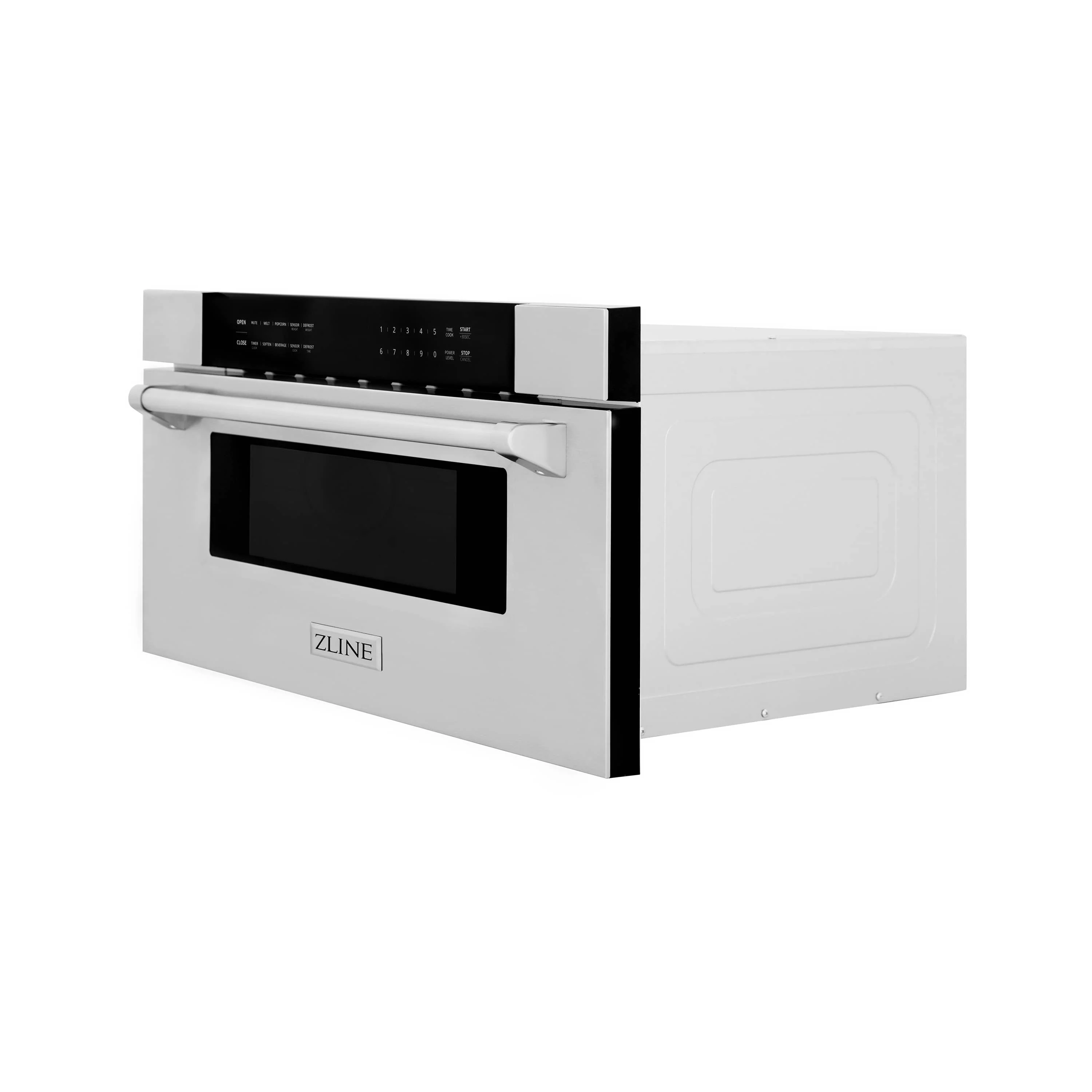 ZLINE 5-Piece Appliance Package - 30-Inch Paramount Gas Range, Wall Mount Range Hood, 36-Inch French Door Refrigerator, Dishwasher, and 30-Inch Microwave Drawer in Stainless Steel - Image 75