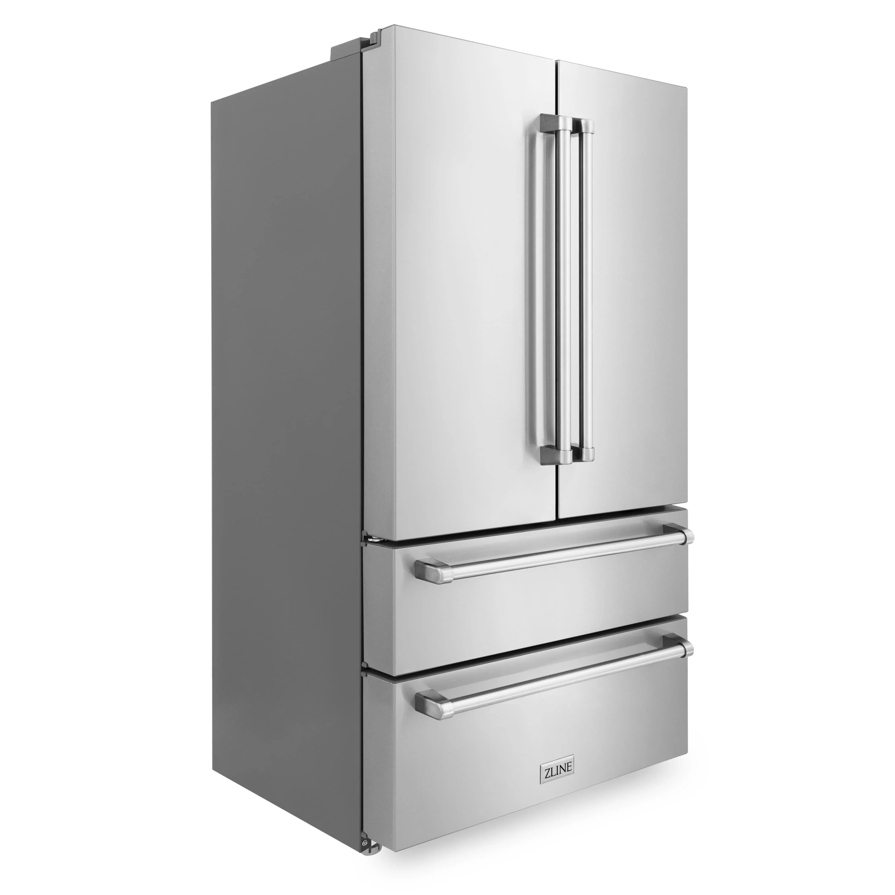 ZLINE 5-Piece Appliance Package - 36-Inch Legacy Dual Fuel Range, Wall Mount Range Hood, 36-Inch French Door Refrigerator, Dishwasher, and 30-Inch Microwave Drawer in Stainless Steel - Image 35