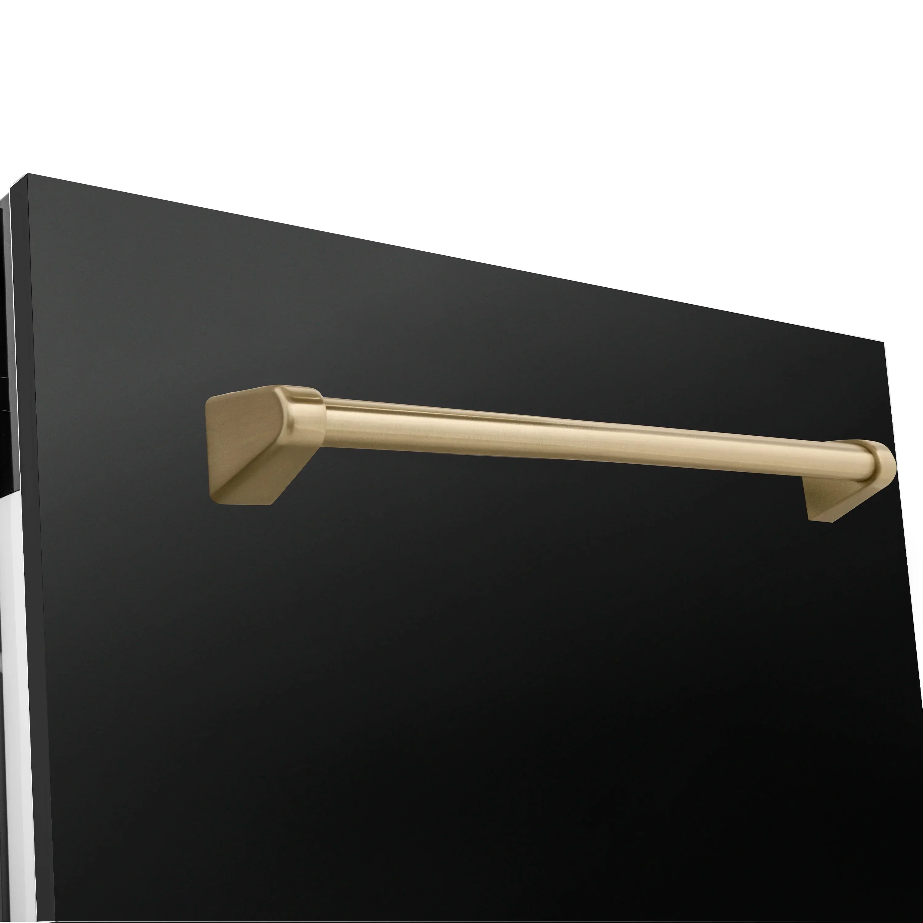 ZLINE 5-Piece Appliance Package - 36-Inch Legacy Dual Fuel Range, Wall Mount Range Hood, 36-Inch French Door Refrigerator, Dishwasher, and 30-Inch Microwave Drawer in Black Stainless Steel with Champagne Bronze Accents - Image 42