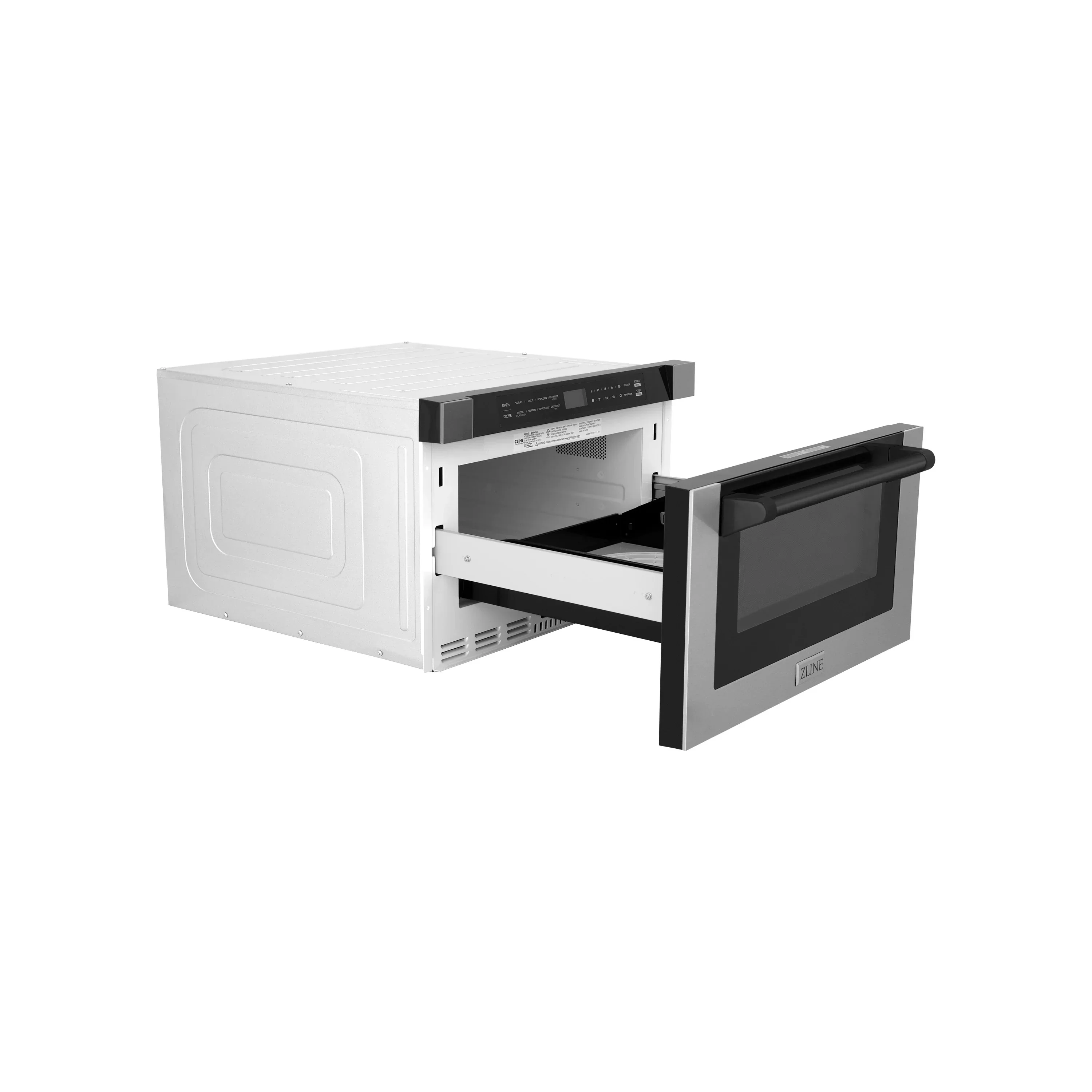 ZLINE 5-Piece Appliance Package - 36-Inch Legacy Autograph Dual Fuel Range, Wall Mount Range Hood, 36-Inch French Door Refrigerator, Dishwasher, and 30-Inch Microwave Drawer in Stainless Steel with Matte Black Accents - Image 60