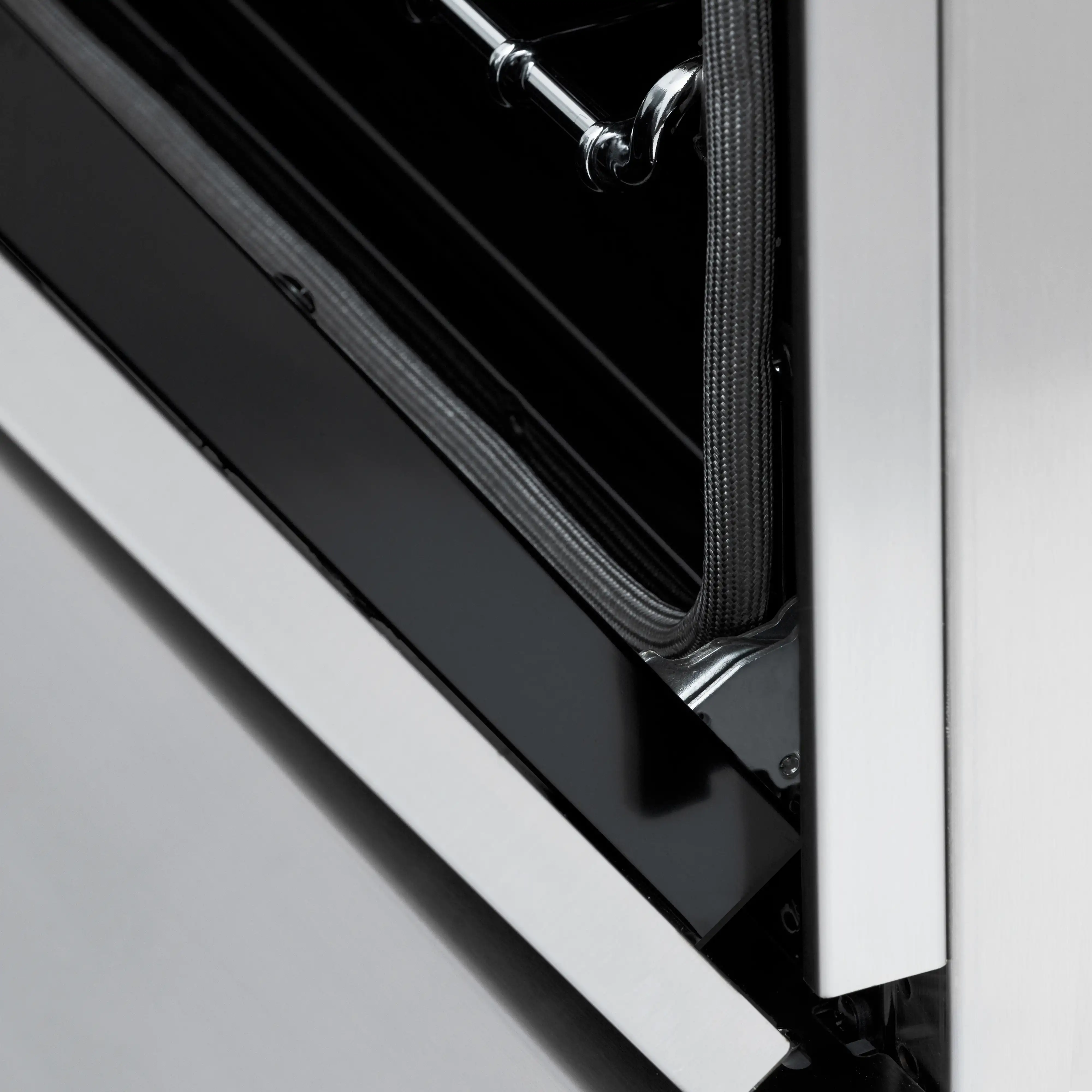 ZLINE 5-Piece Appliance Package - 36-Inch Legacy Dual Fuel Range, Wall Mount Range Hood, 36-Inch French Door Refrigerator with Water Dispenser, Dishwasher, and 30-Inch Microwave Drawer in Stainless Steel - Image 15