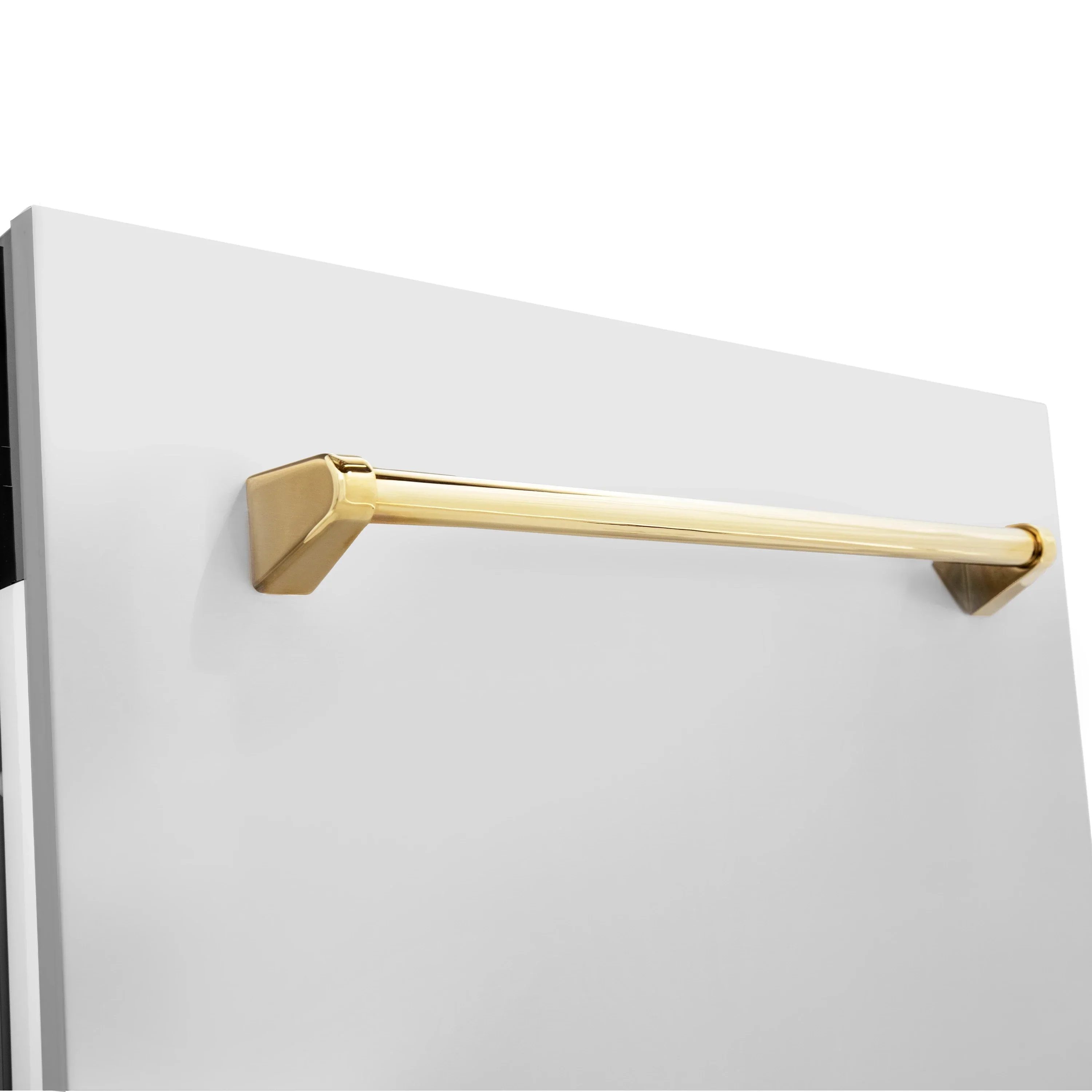 ZLINE 5-Piece Appliance Package - 36-Inch Legacy Autograph Dual Fuel Range, Wall Mount Range Hood, 36-Inch French Door Refrigerator with Water Dispenser, Dishwasher, and 30-Inch Microwave Drawer in Stainless Steel with Gold Accents - Image 46