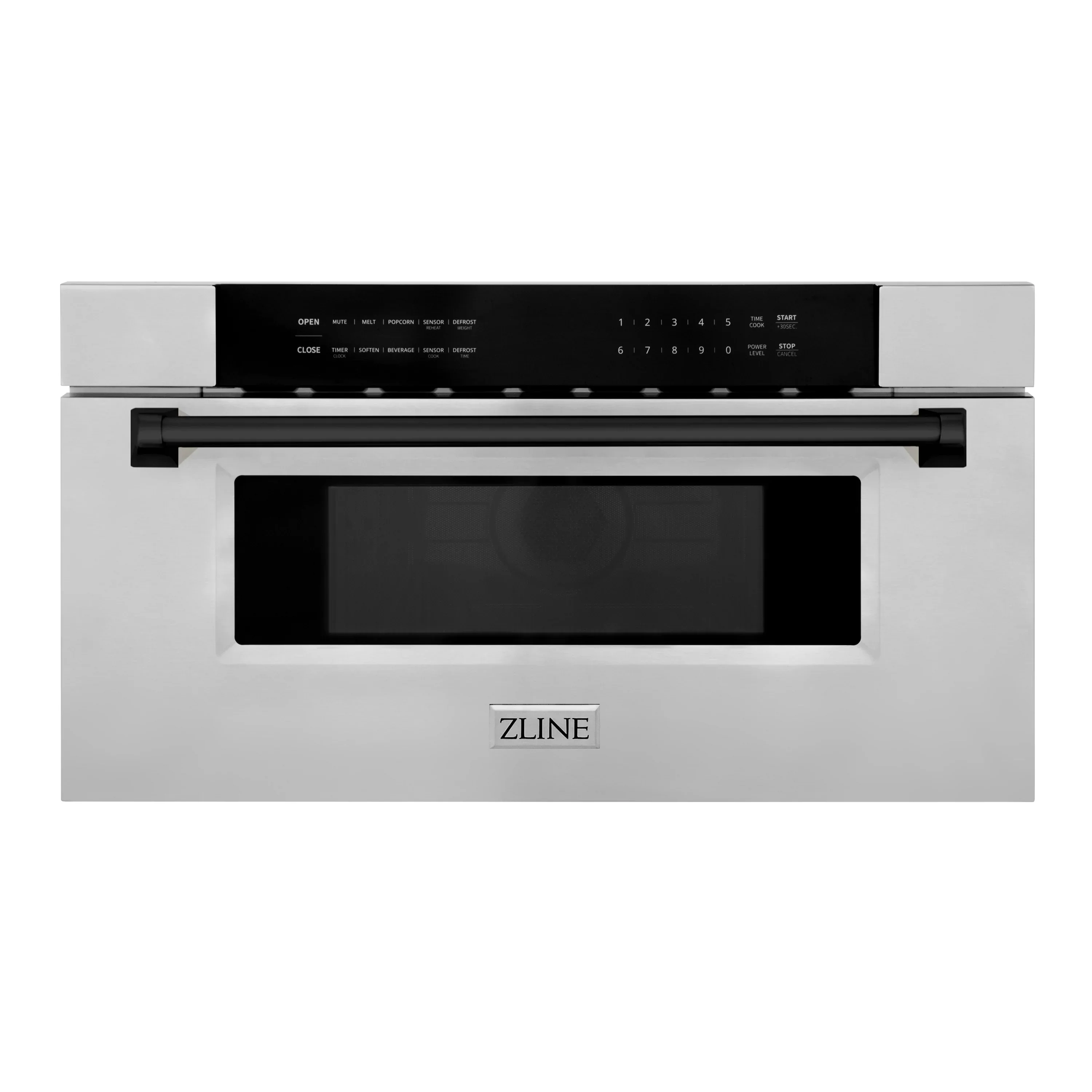 ZLINE 5-Piece Appliance Package - 36-Inch Legacy Autograph Dual Fuel Range, Wall Mount Range Hood, 36-Inch French Door Refrigerator with Water Dispenser, Dishwasher, and 30-Inch Microwave Drawer in Stainless Steel with Matte Black Accents - Image 55