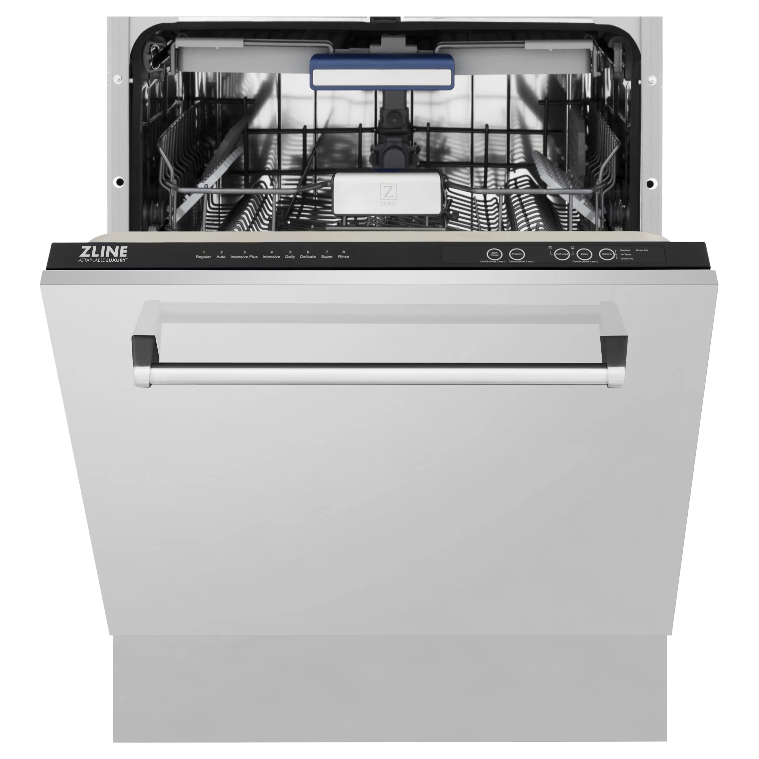 ZLINE 5-Piece Appliance Package - 48-Inch Legacy Dual Fuel Range, Wall Mount Range Hood, 36-Inch French Door Refrigerator, Dishwasher, and 30-Inch Microwave Drawer in Stainless Steel - Image 62