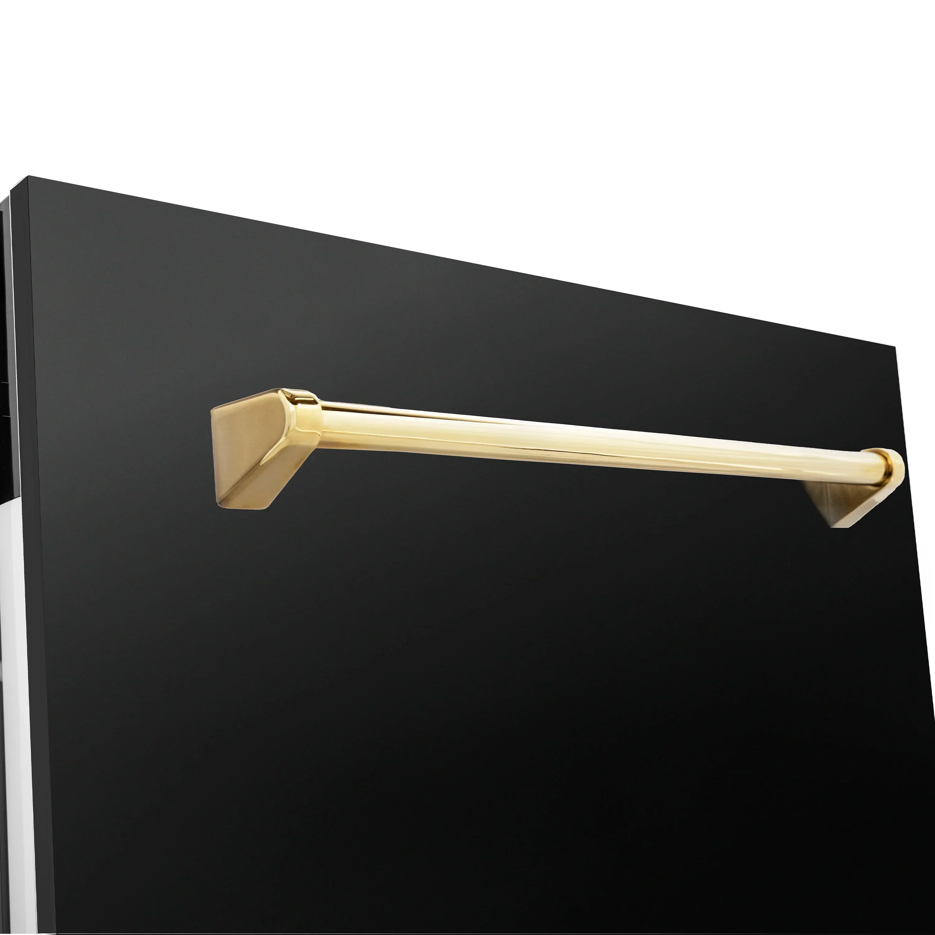 ZLINE 5-Piece Appliance Package - 48-Inch Legacy Dual Fuel Range, Wall Mount Range Hood, 36-Inch French Door Refrigerator, Dishwasher, and 30-Inch Microwave Drawer in Black Stainless Steel with Gold Accents - Image 49