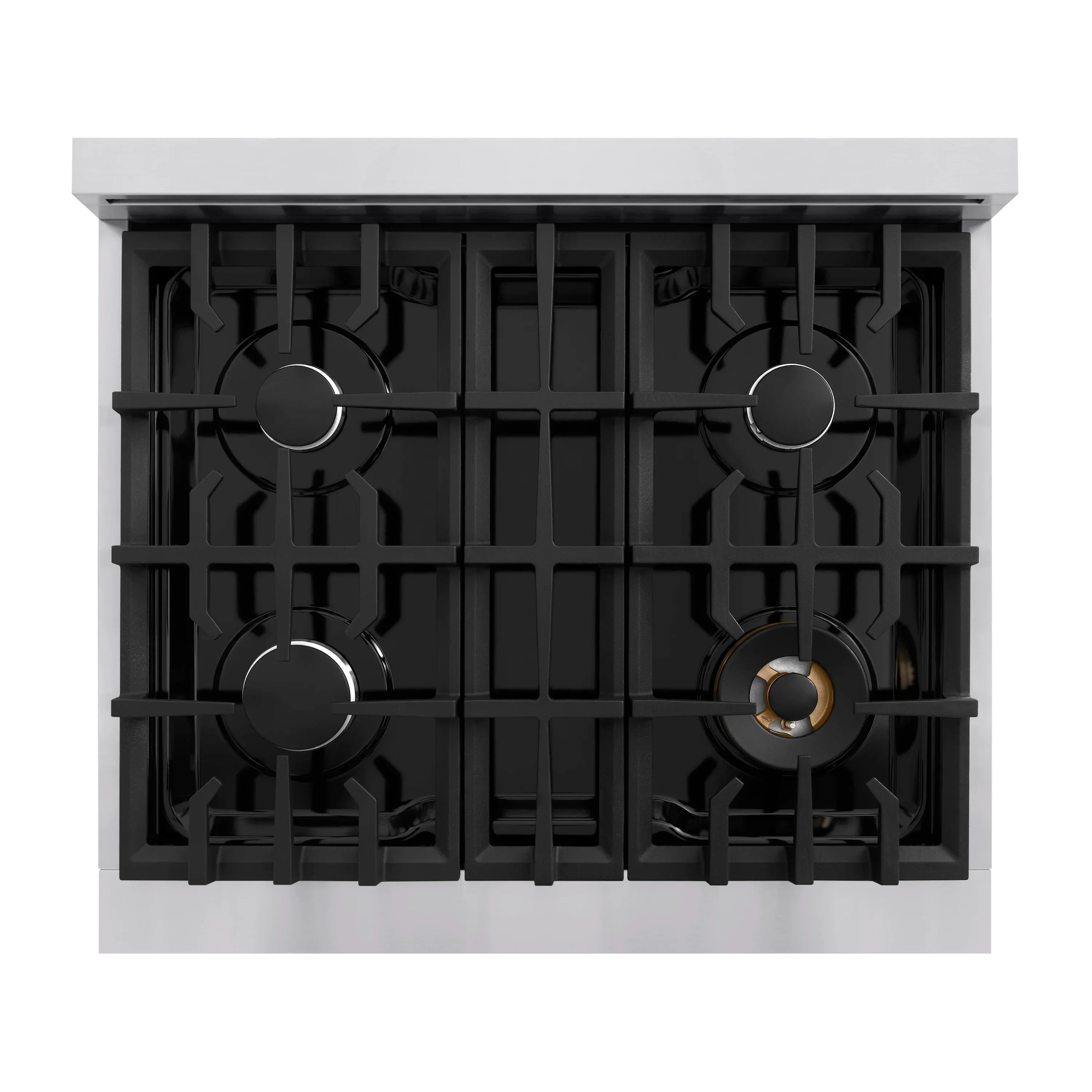 ZLINE 5-Piece Appliance Package - 30-Inch Gas Range, Hood, Refrigerator, Dishwasher, and Microwave Drawer in Stainless Steel - Image 9