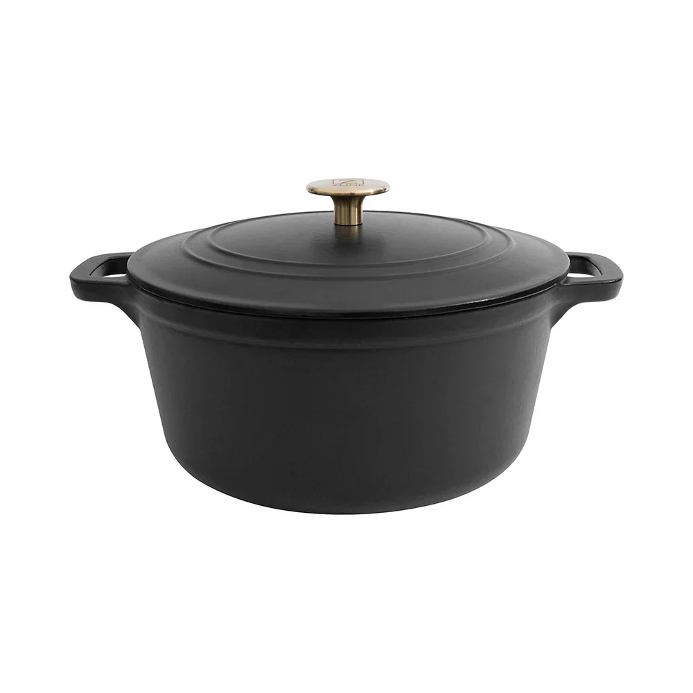 ZLINE 5-Piece Enameled Cast Iron Cookware Set in Black Matte (CWSETS-BLM-5) - Image 3