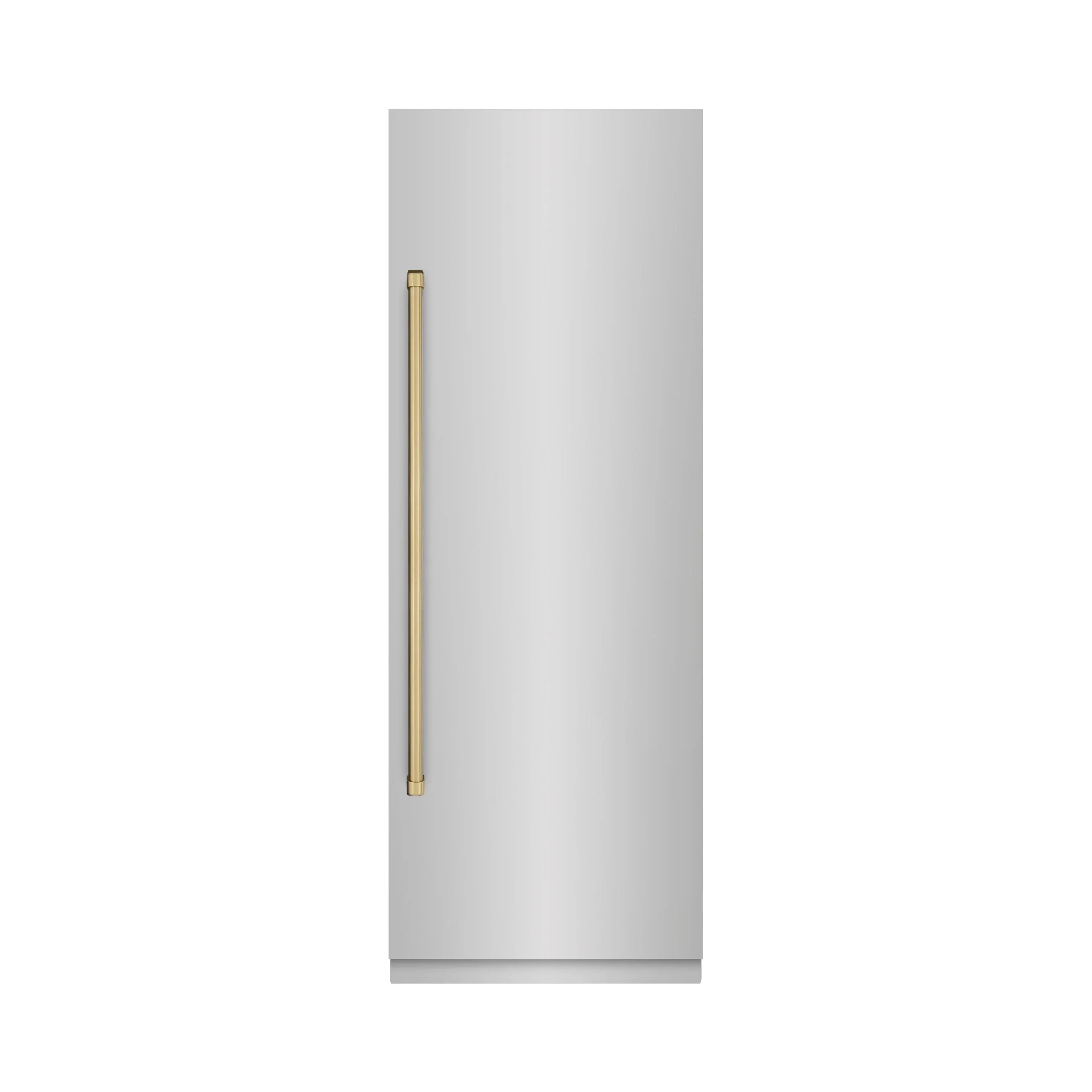 ZLINE 54-Inch Column 16.7 Cu. Ft. Refrigerator and 12.4 Cu. Ft. Freezer in Stainless Steel with Champagne Bronze Accent - Image 2