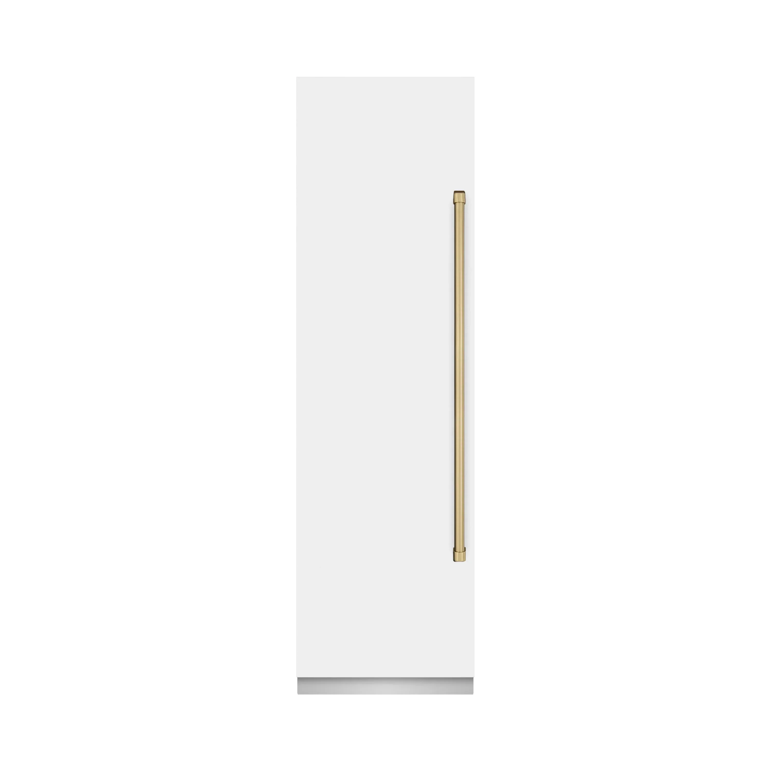 ZLINE 54-Inch Column 16.7 Cu. Ft. Refrigerator and 12.4 Cu. Ft. Freezer in White Matte with Bronze Accent - Image 12