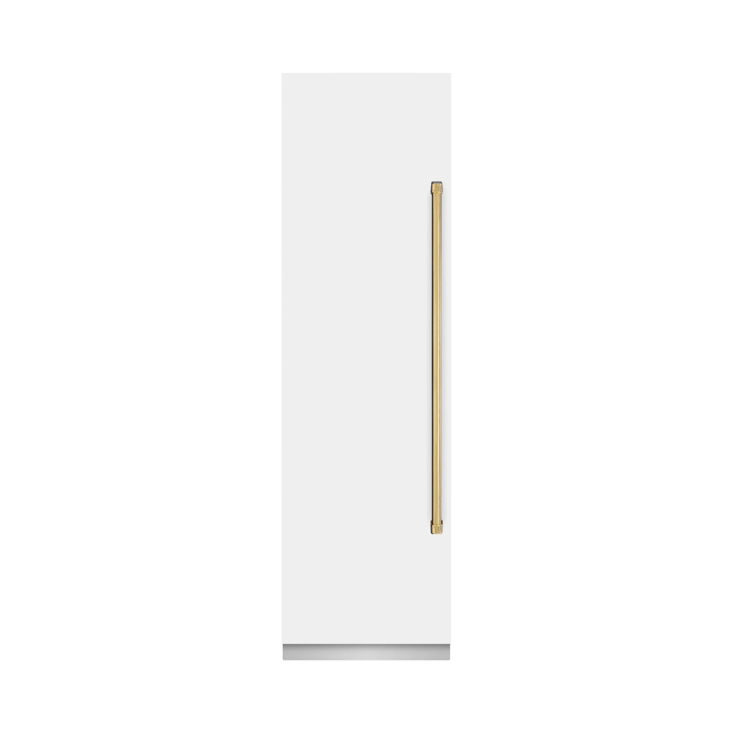 ZLINE 54-Inch Column 16.7 Cu. Ft. Refrigerator and 12.4 Cu. Ft. Freezer in White Matte with Gold Accent - Image 12
