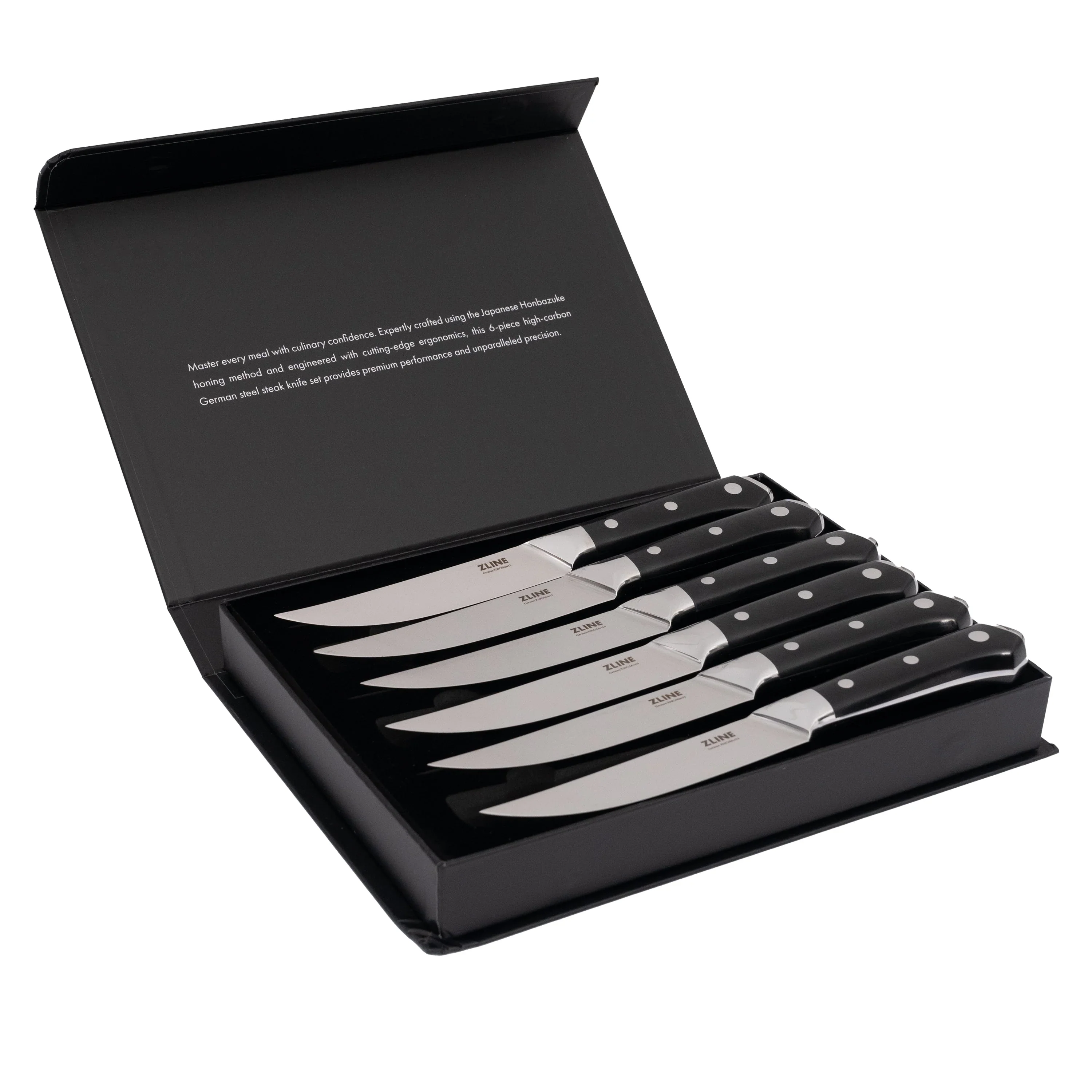 ZLINE 6-Piece Professional German Steel Steak Knife Set (STK-GS-6) - Image 3