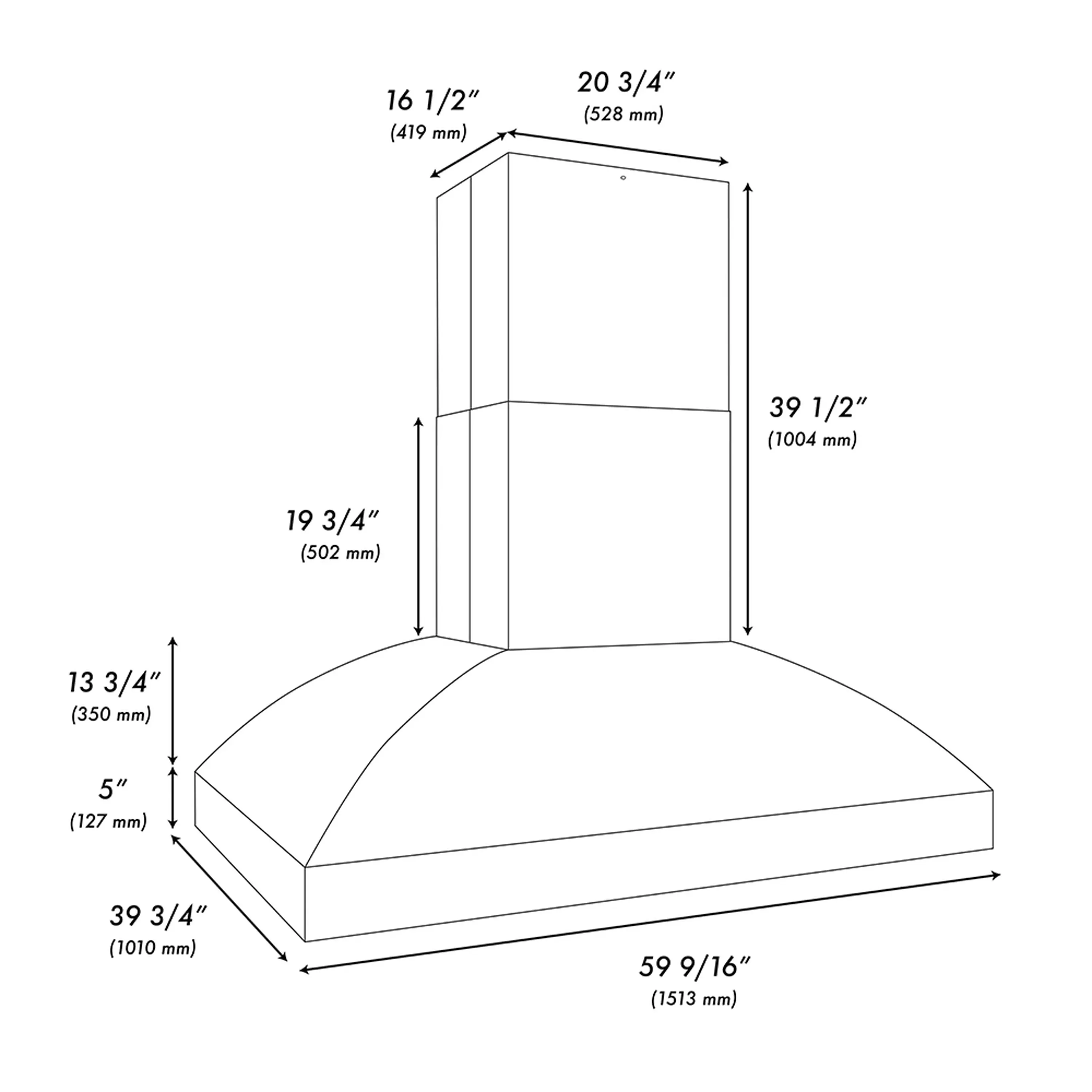 ZLINE 60-Inch Island Mount Outdoor Grill Hood in Stainless Steel (GOi2-60) - Image 12