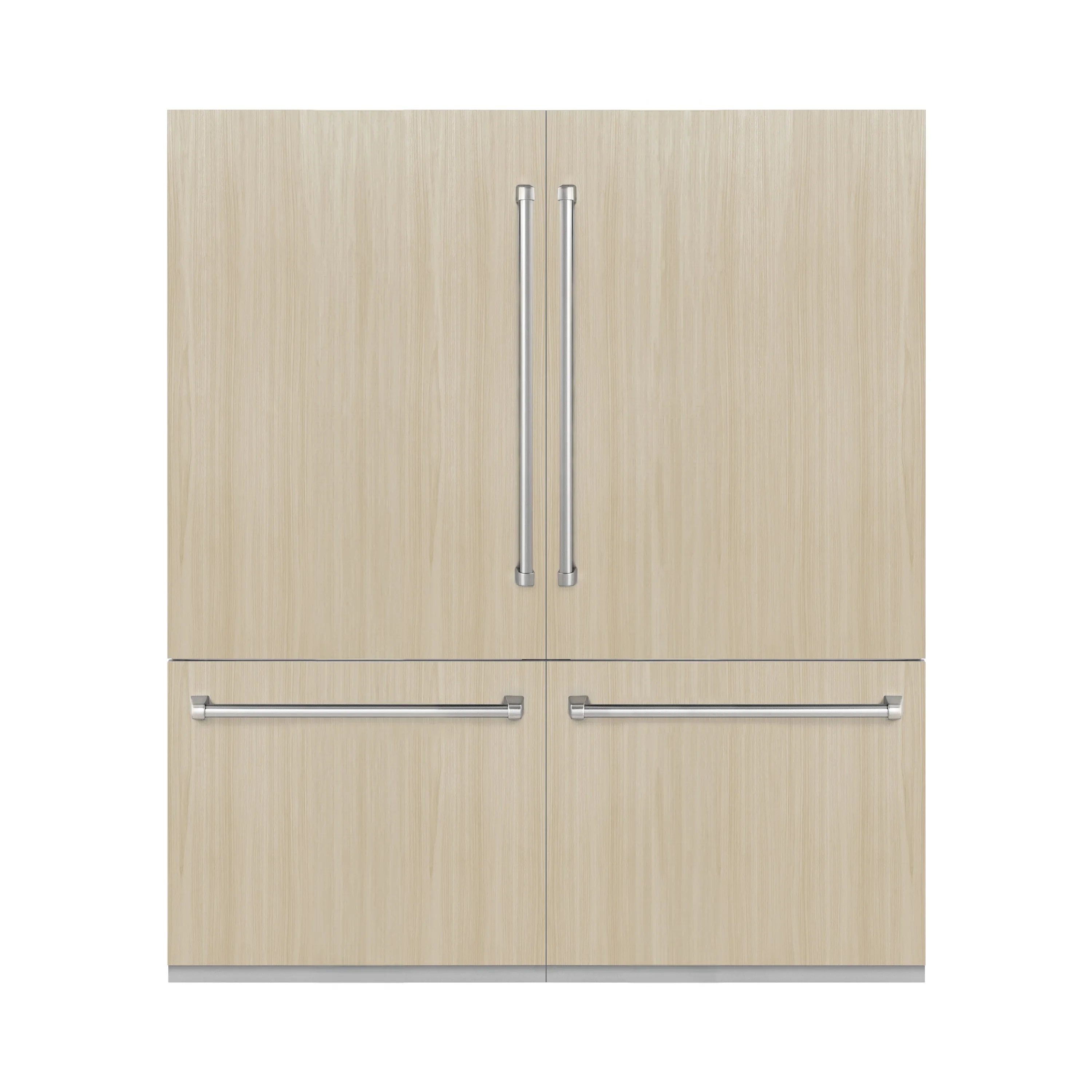 ZLINE 72-Inch 39.6 Cu. Ft. French Door Built-In Bottom Freezer Refrigerator with Water Dispensers and Ice Makers in Panel Ready (RBIT-72) - Image 3