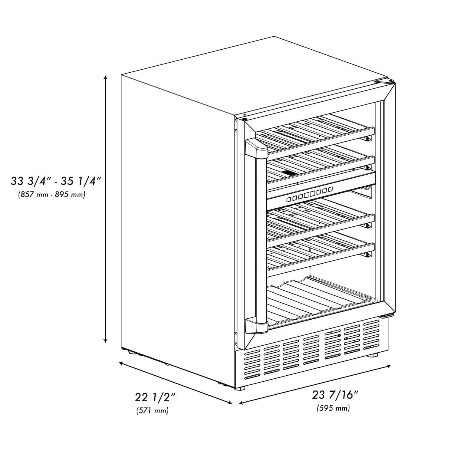 ZLINE Appliance Package - 36-Inch Dual Fuel Range, Refrigerator, Range Hood, Microwave Drawer, Tall Tub Dishwasher and Wine Cooler (6KPR-RARH36-MWDWV-RWV) - Image 57