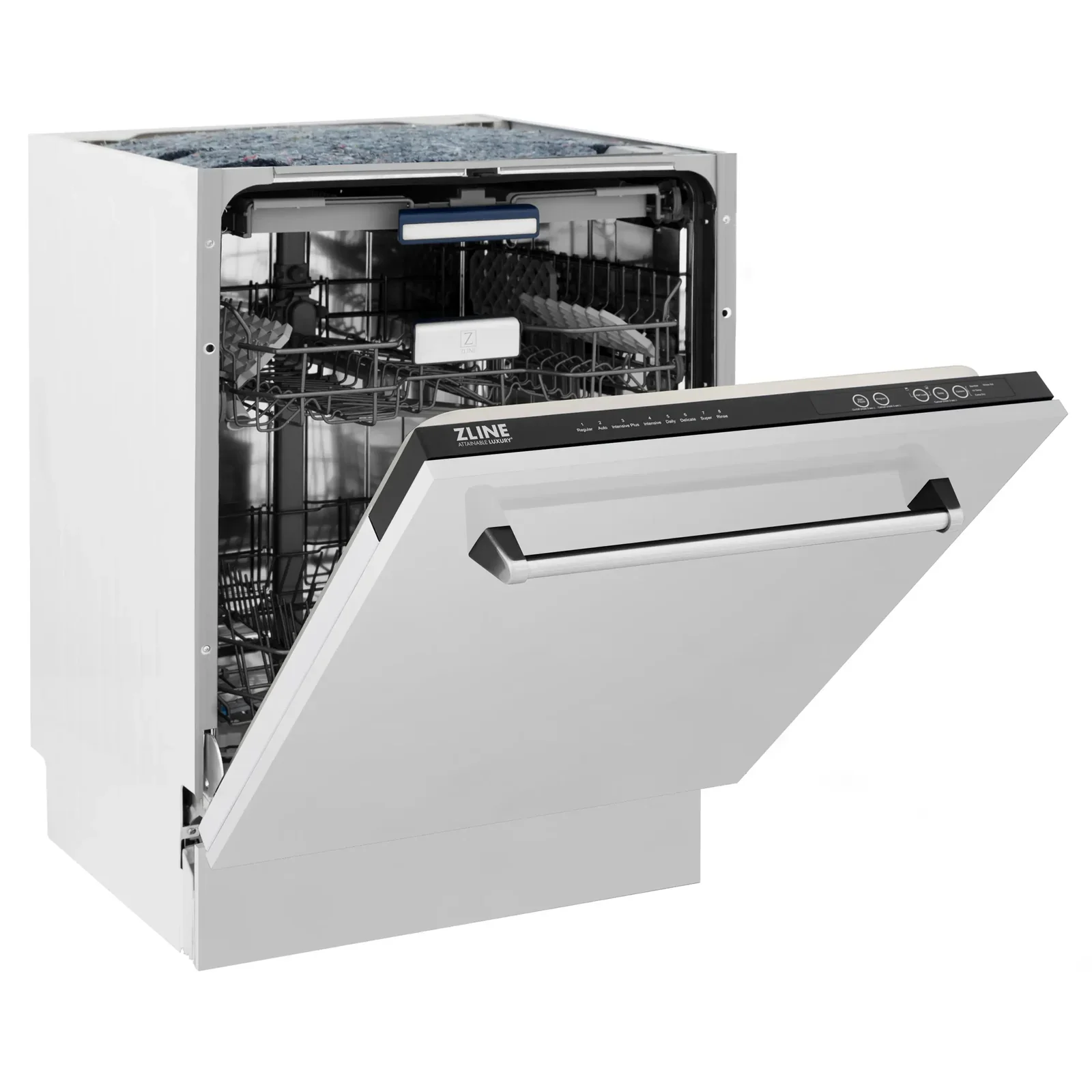 ZLINE Appliance Package - 36-Inch Gas Range, Range Hood, Microwave Drawer, Tall Tub Dishwasher and Wine Cooler in Stainless Steel (5KP-SGRRH36-MWDWV-RWV) - Image 34