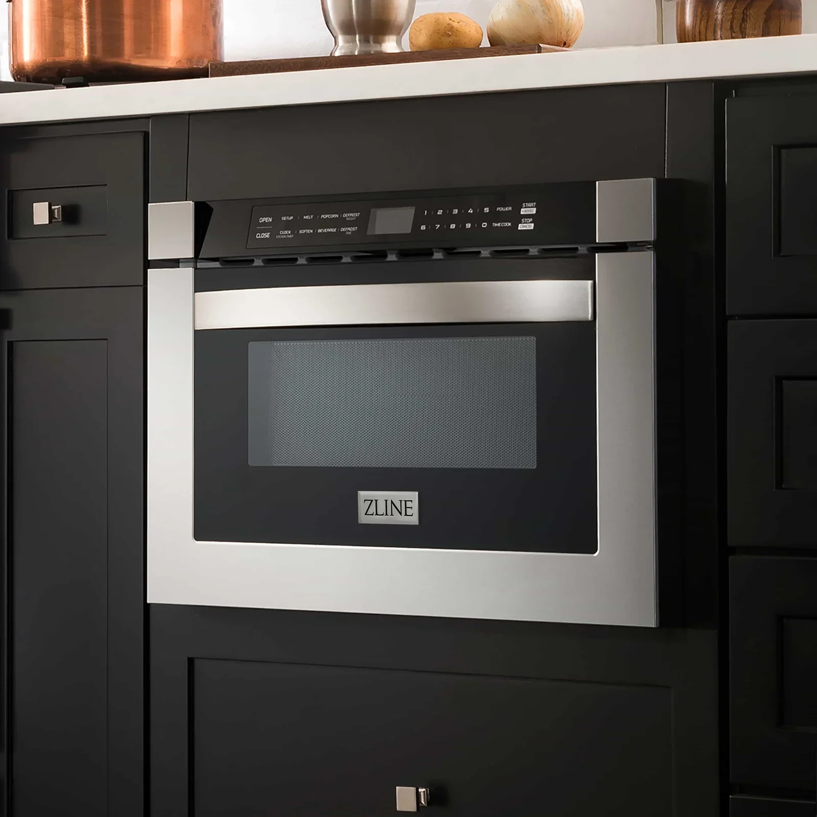 ZLINE Appliance Package - 36-Inch Gas Range, Refrigerator, Range Hood, Microwave Drawer, Tall Tub Dishwasher and Beverage Fridge in Stainless Steel (6KPR-SGRRH36-MWDWV-RBV) - Image 29