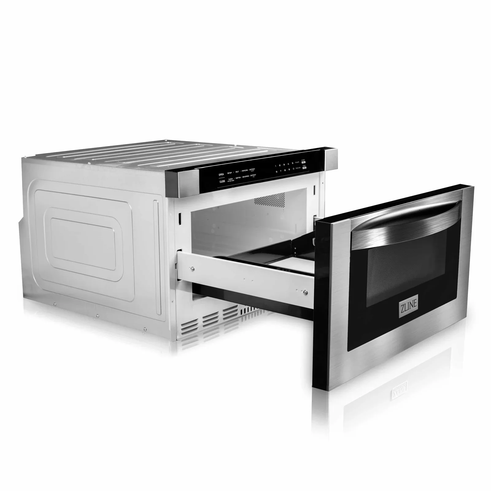 ZLINE Appliance Package - 48-Inch Dual Fuel Range, Range Hood, Microwave Drawer, Tall Tub Dishwasher and Beverage Fridge in Stainless Steel (5KP-RARH48-MWDWV-RBV) - Image 28