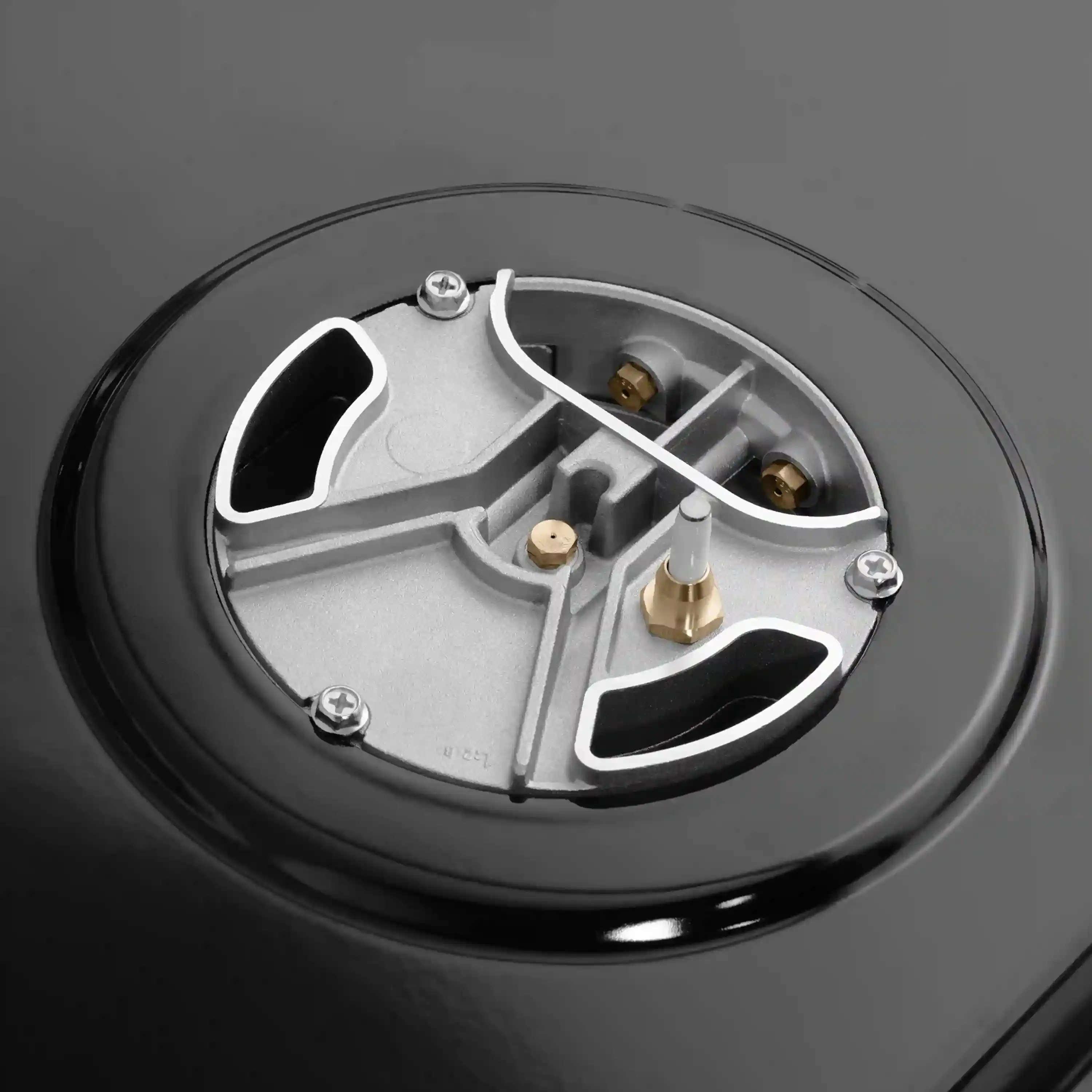 ZLINE Autograph 30-Inch Paramount Gas Rangetop with 4 Burner DuoPro™ Cooktop in Black Satin and Polished Gold Accents (PSRTBSZ-30-G) - Image 6