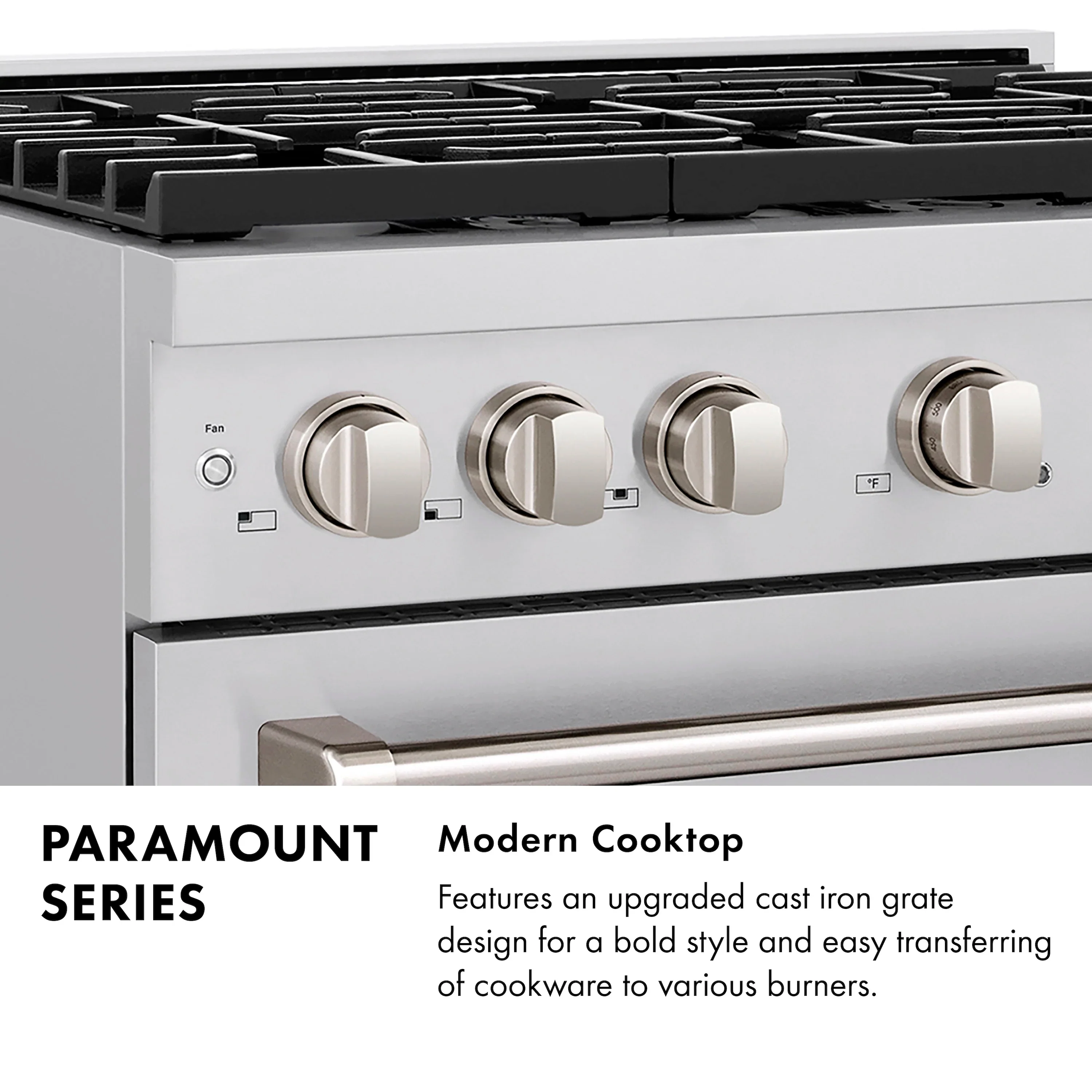 ZLINE Autograph 36-Inch Paramount DuoPro Gas Range in Stainless Steel with Bronze Helix Handle (PSGRZ-36-KCB) - Image 17