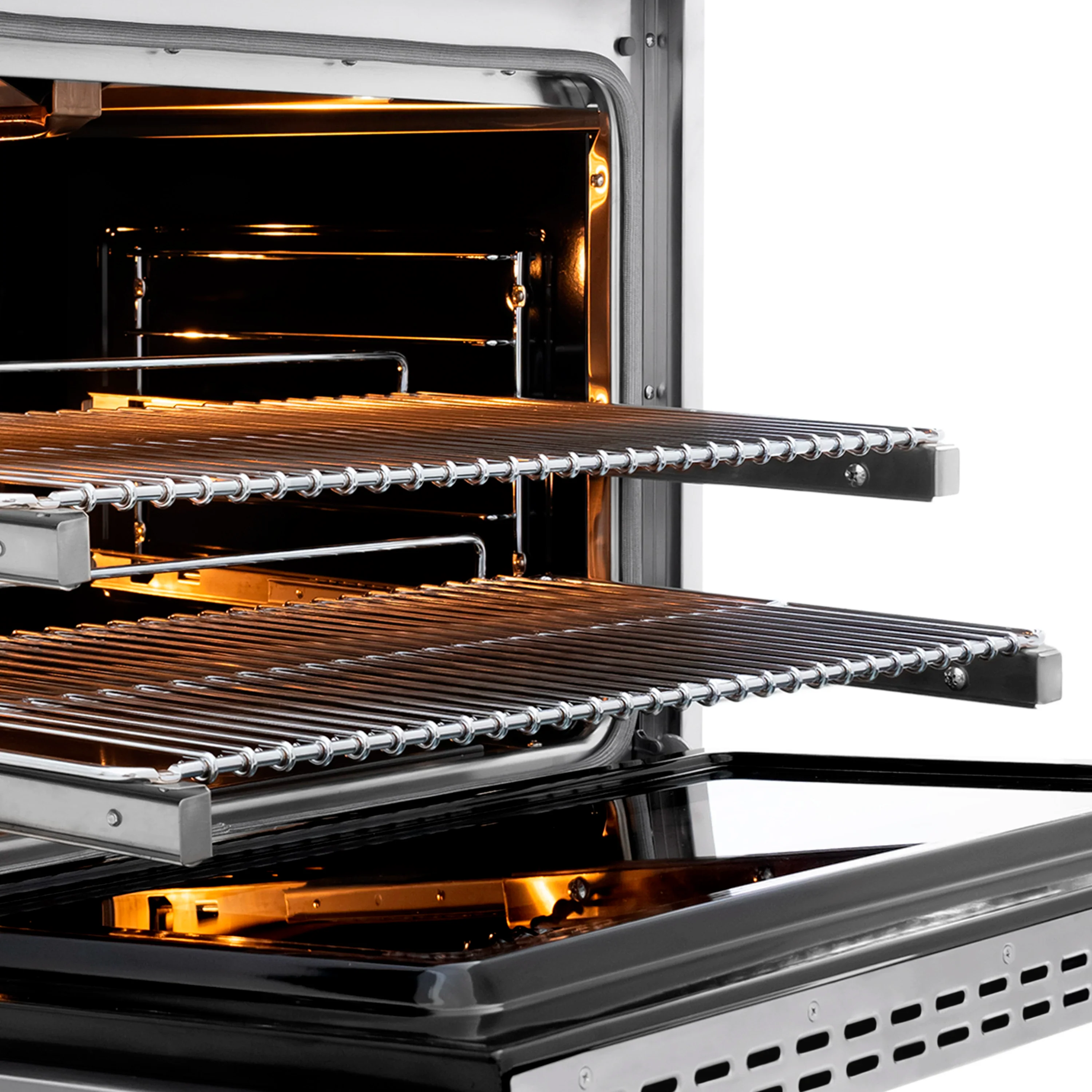 ZLINE Autograph 36-Inch Paramount DuoPro Gas Range in Stainless Steel with Bronze Helix Handle (PSGRZ-36-KCB) - Image 9