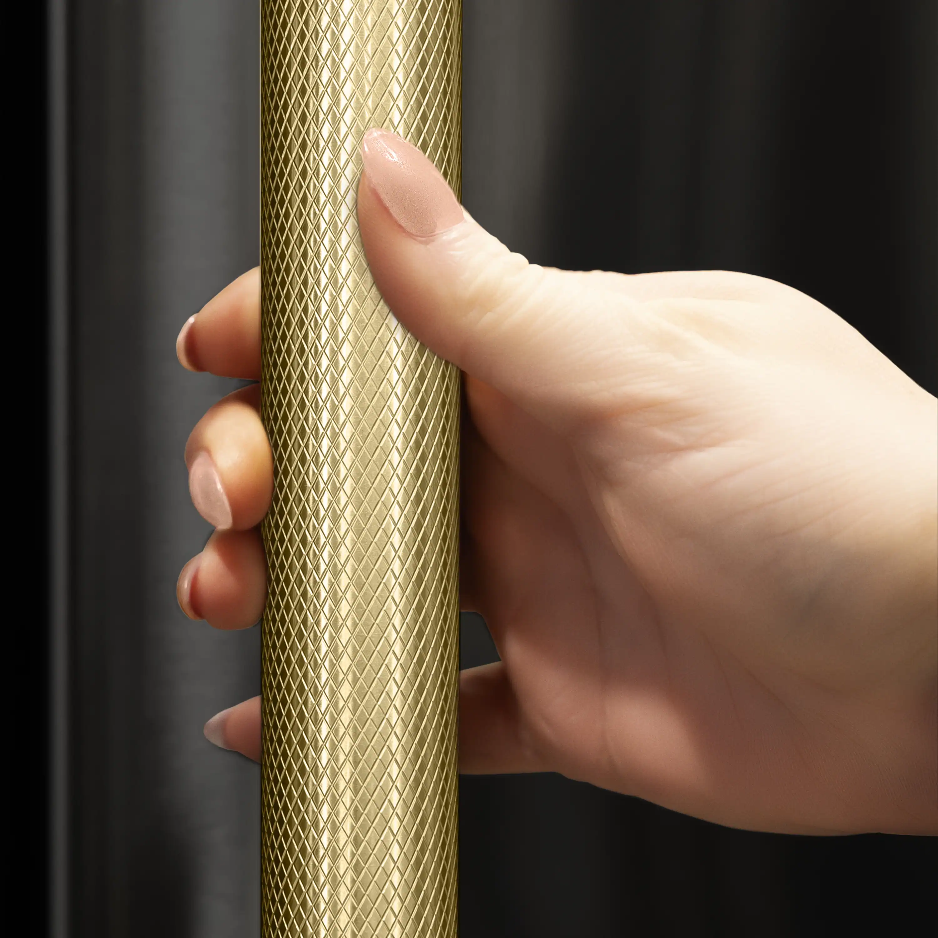 ZLINE Autograph 36-Inch Standard-Depth French Door Refrigerator with External Water Dispenser & Dual Ice Maker in Black Stainless Steel with Bronze Helix Handles (RSMZ-W36-BS-KCB) - Image 12