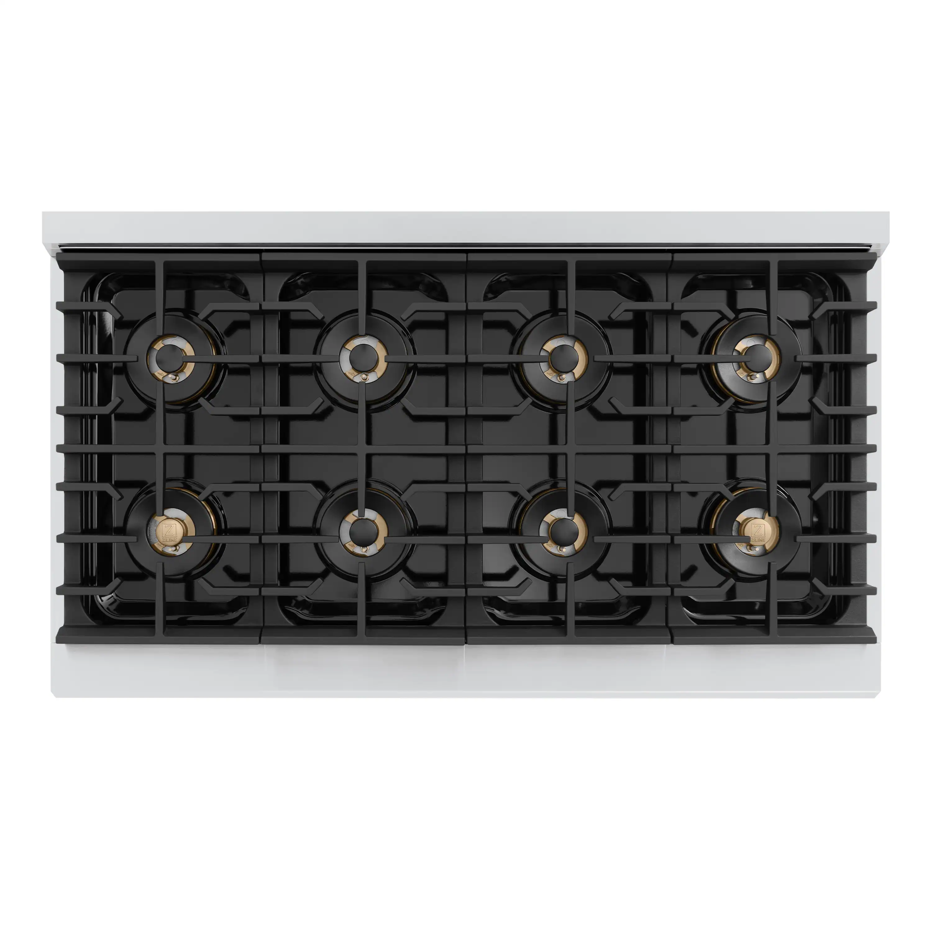 ZLINE Autograph 48-Inch Paramount DuoPro Dual Fuel Range in Stainless Steel with Gold Helix Handles (PSDRZ-48-KG) - Image 5