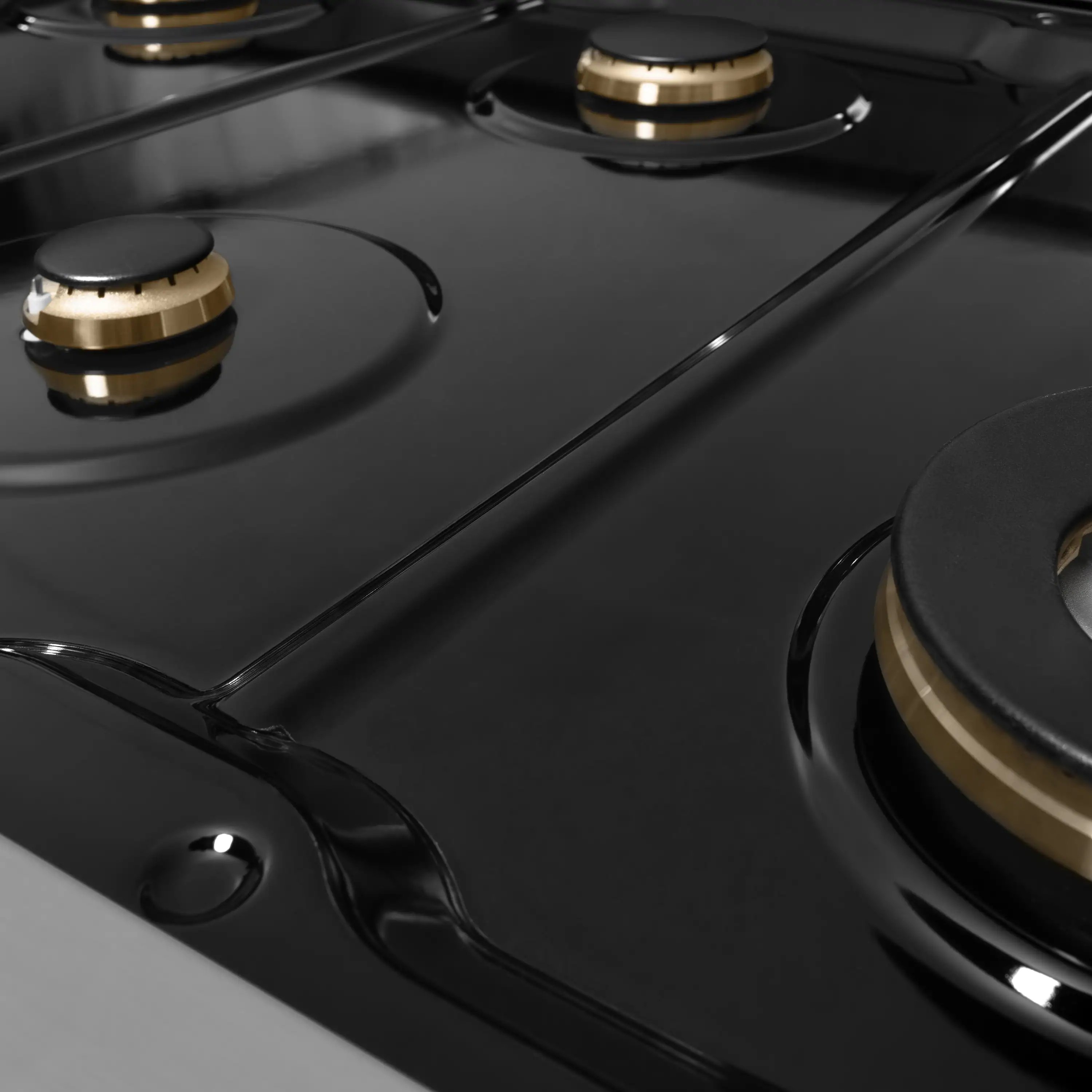 ZLINE Autograph 48-Inch Paramount Gas Range in Stainless Steel with Polished Gold Helix Handles (SGRZ-48-KG) - Image 7