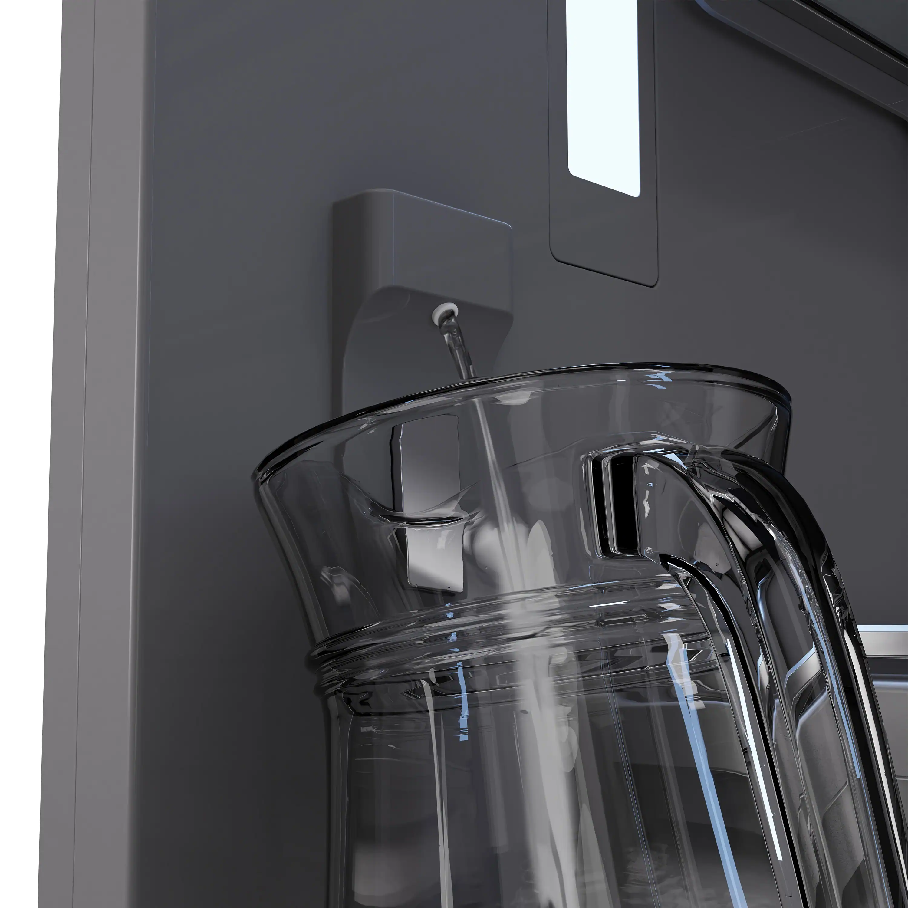 ZLINE Autograph 72-Inch Black Stainless Steel Built-In Refrigerator w/ Gray Interior & Bronze Helix Handles (GRBITZ-BS72-KCB) - Image 11