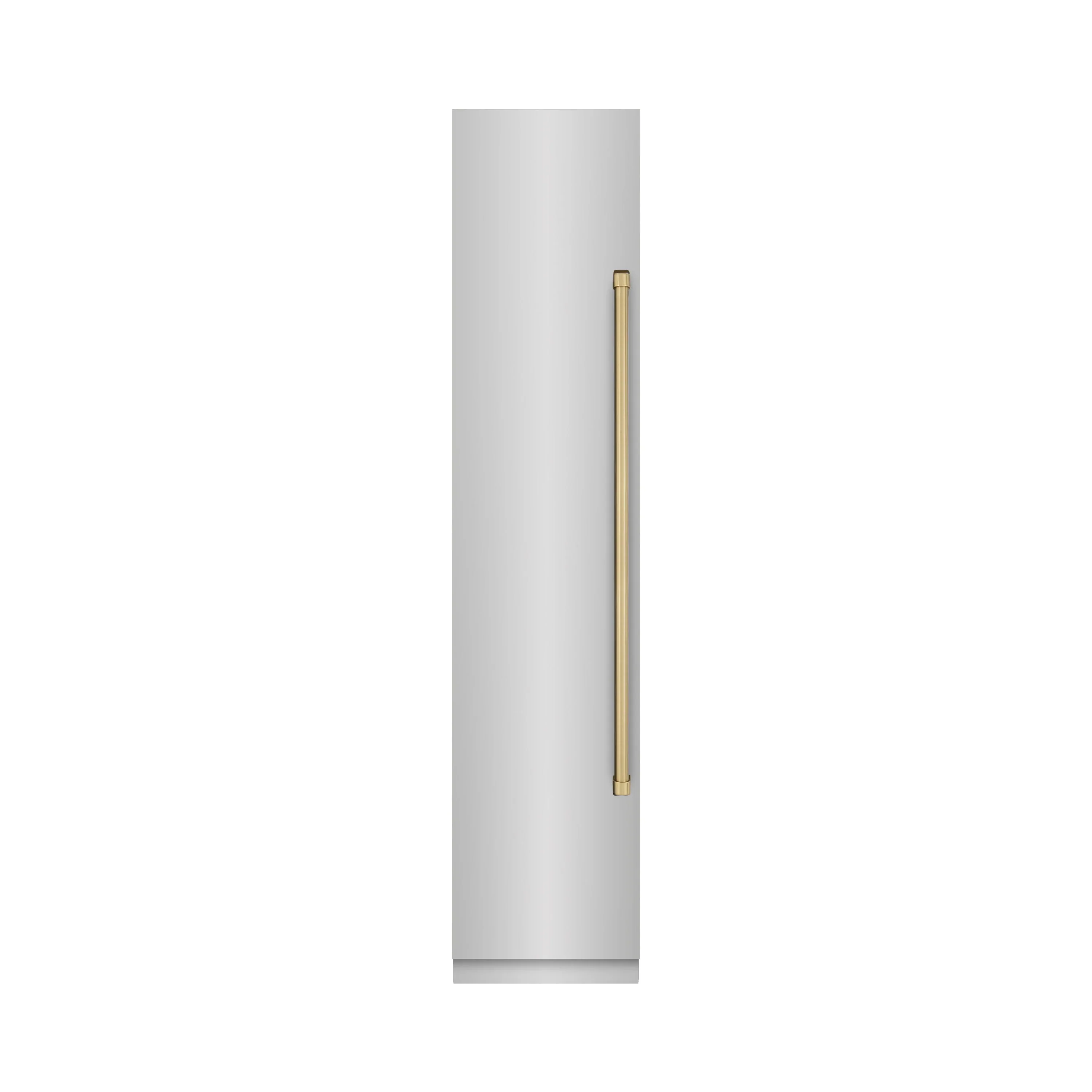 ZLINE Autograph Edition 18-Inch 8.6 Cu. Ft. Left Hinge Column Freezer in Stainless Steel with Graphite Gray Interior and Champagne Bronze Accents (RCFVLZ-30418-CB) - Image 11
